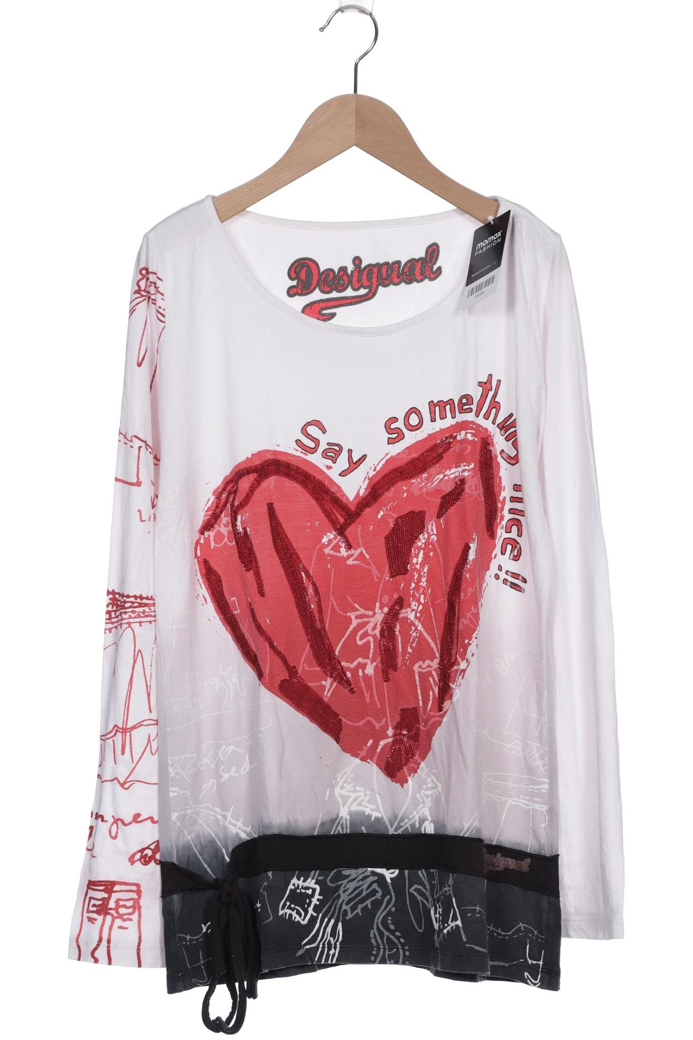 

Desigual Damen Langarmshirt, weiß