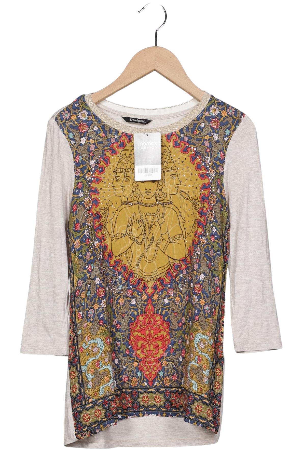 

Desigual Damen Langarmshirt, mehrfarbig, Gr. 34