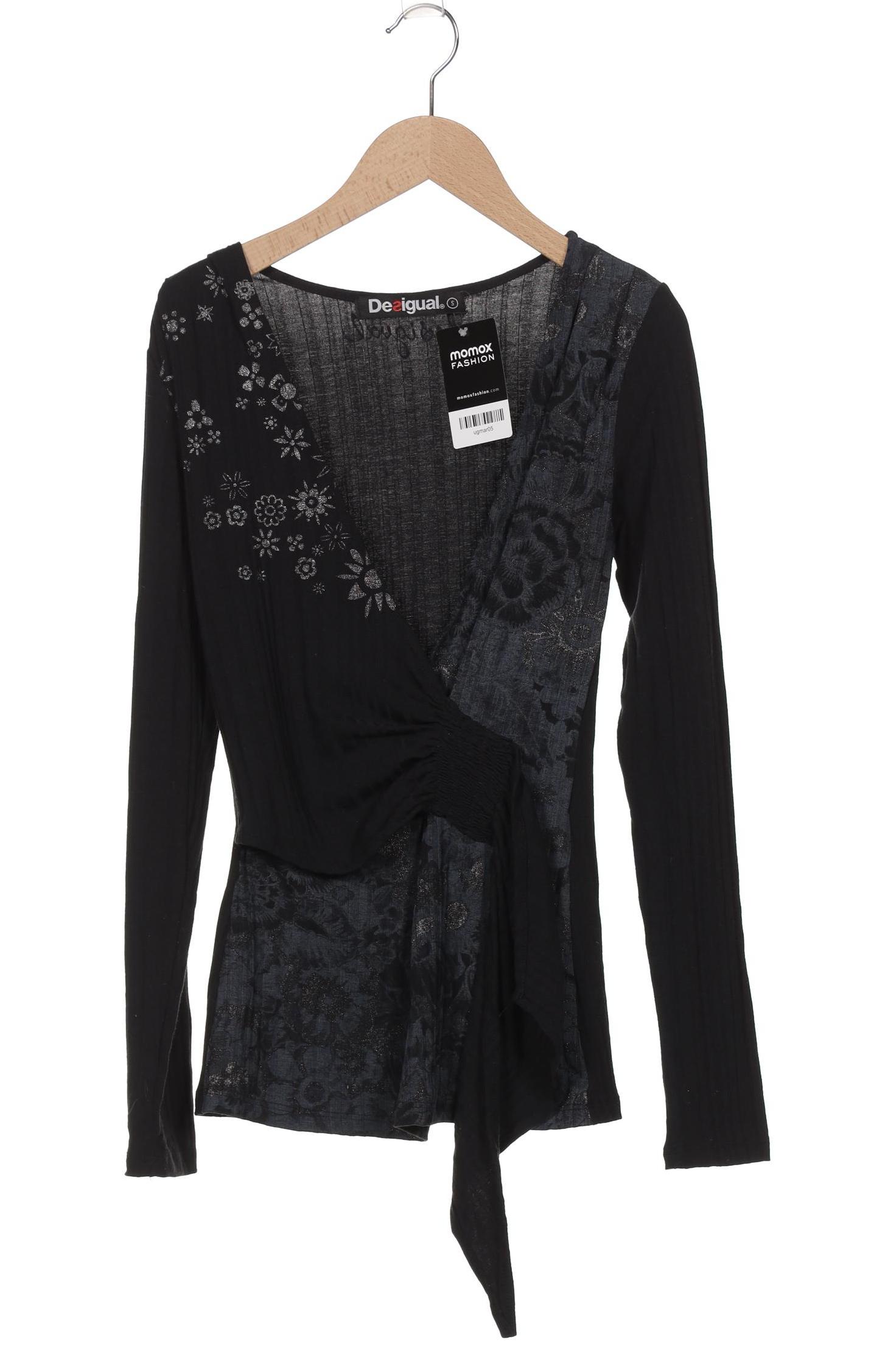 

Desigual Damen Langarmshirt, schwarz, Gr. 36