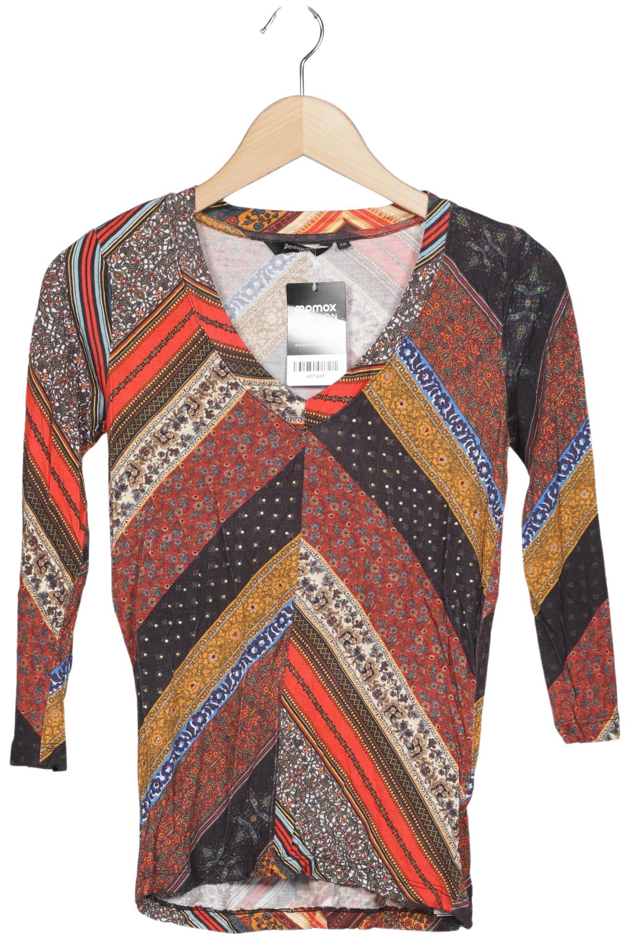 

Desigual Damen Langarmshirt, mehrfarbig, Gr. 34