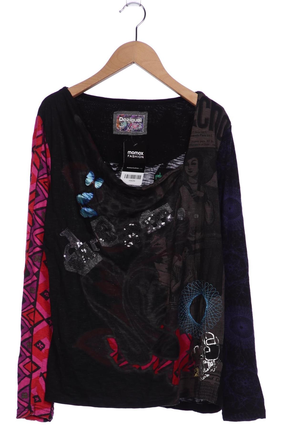 

Desigual Damen Langarmshirt, schwarz, Gr. 44