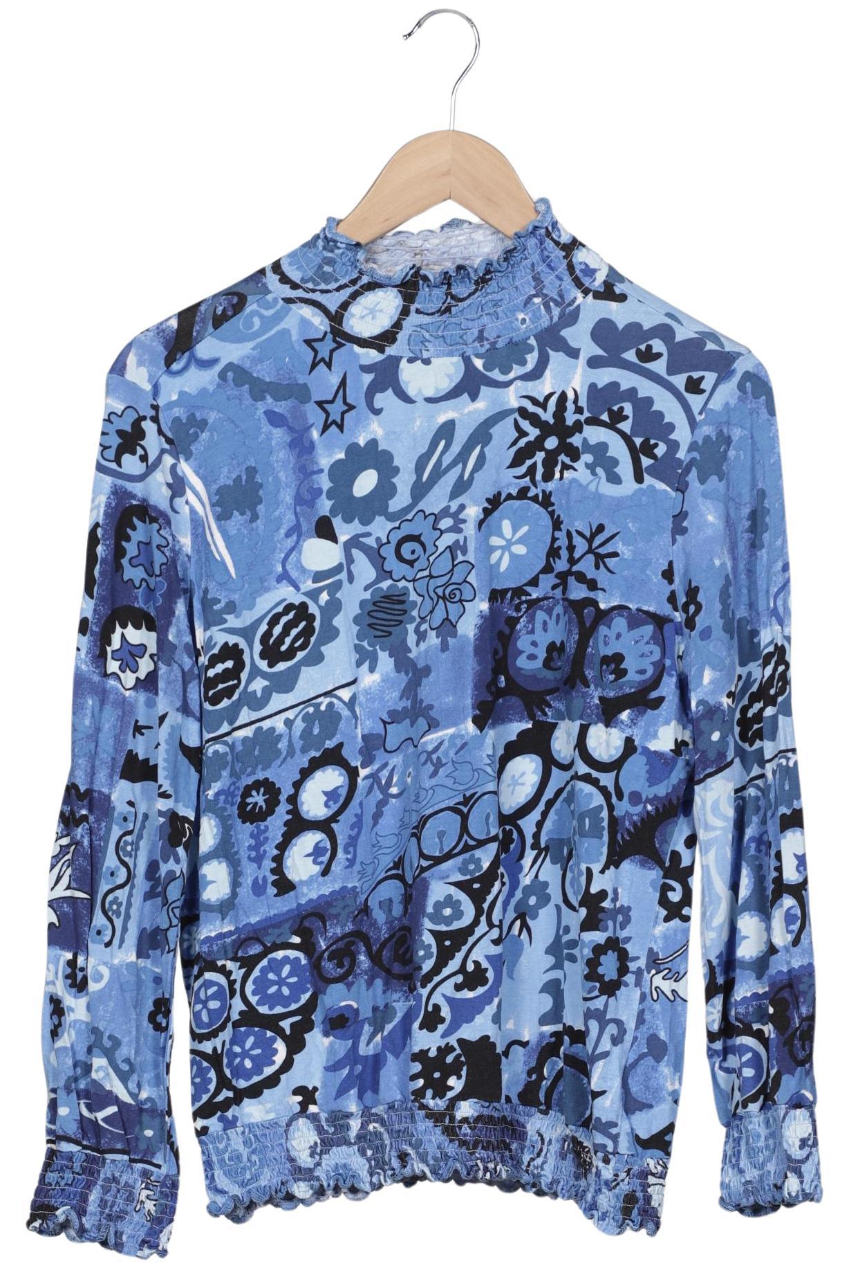 

Desigual Damen Langarmshirt, blau, Gr. 44