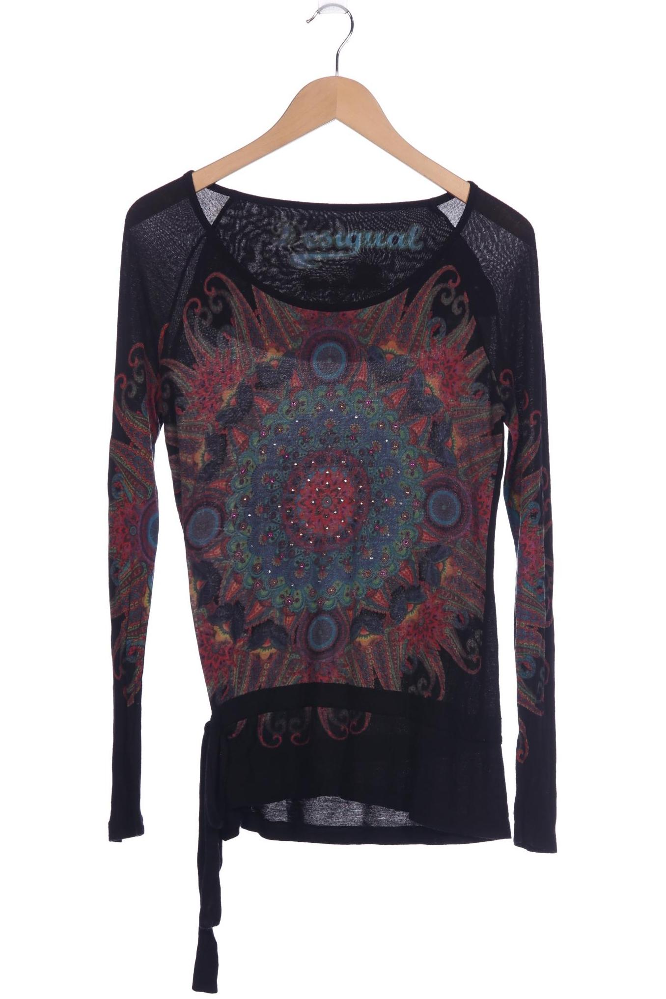 

Desigual Damen Langarmshirt, schwarz, Gr. 38