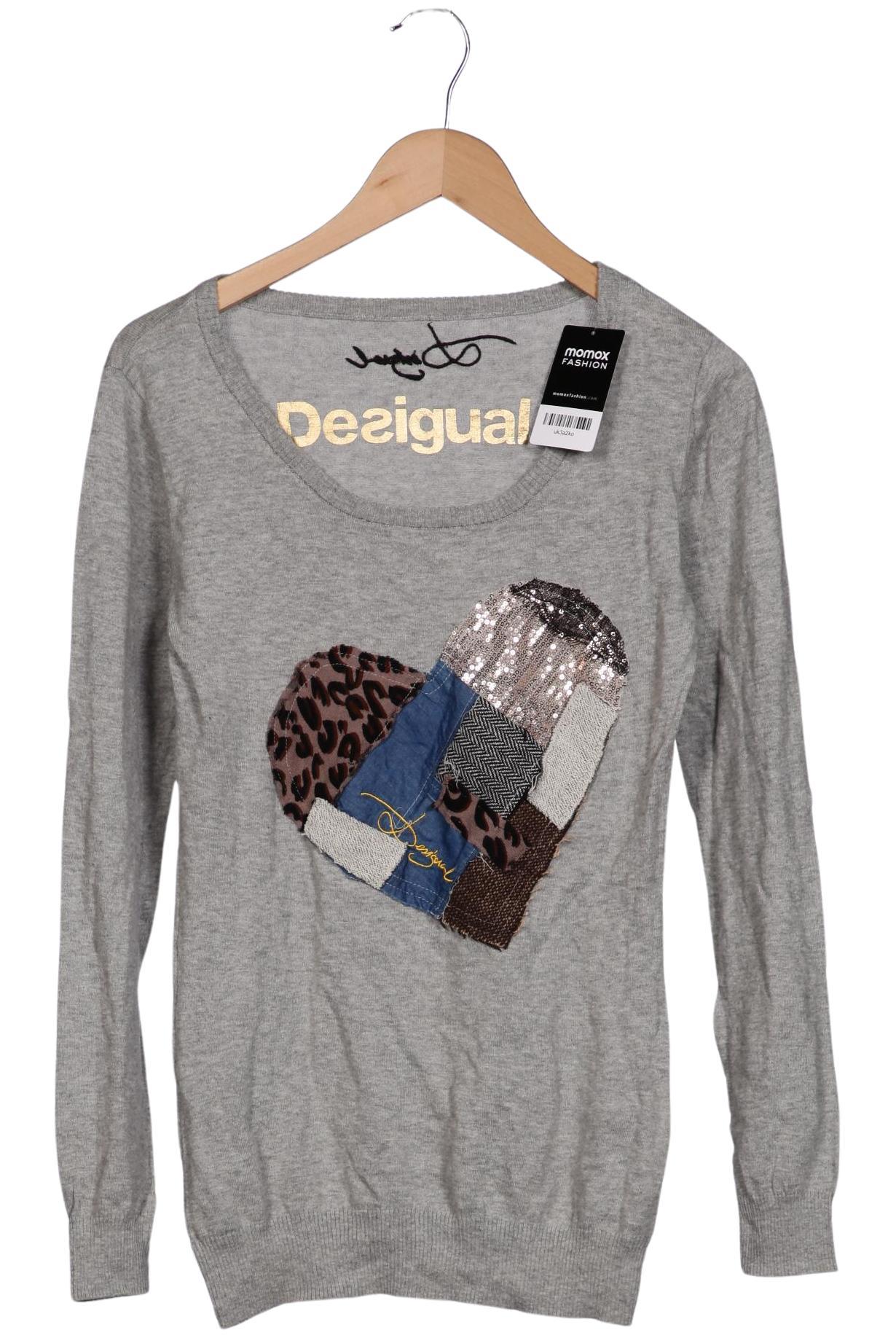 

Desigual Damen Langarmshirt, grau, Gr. 42