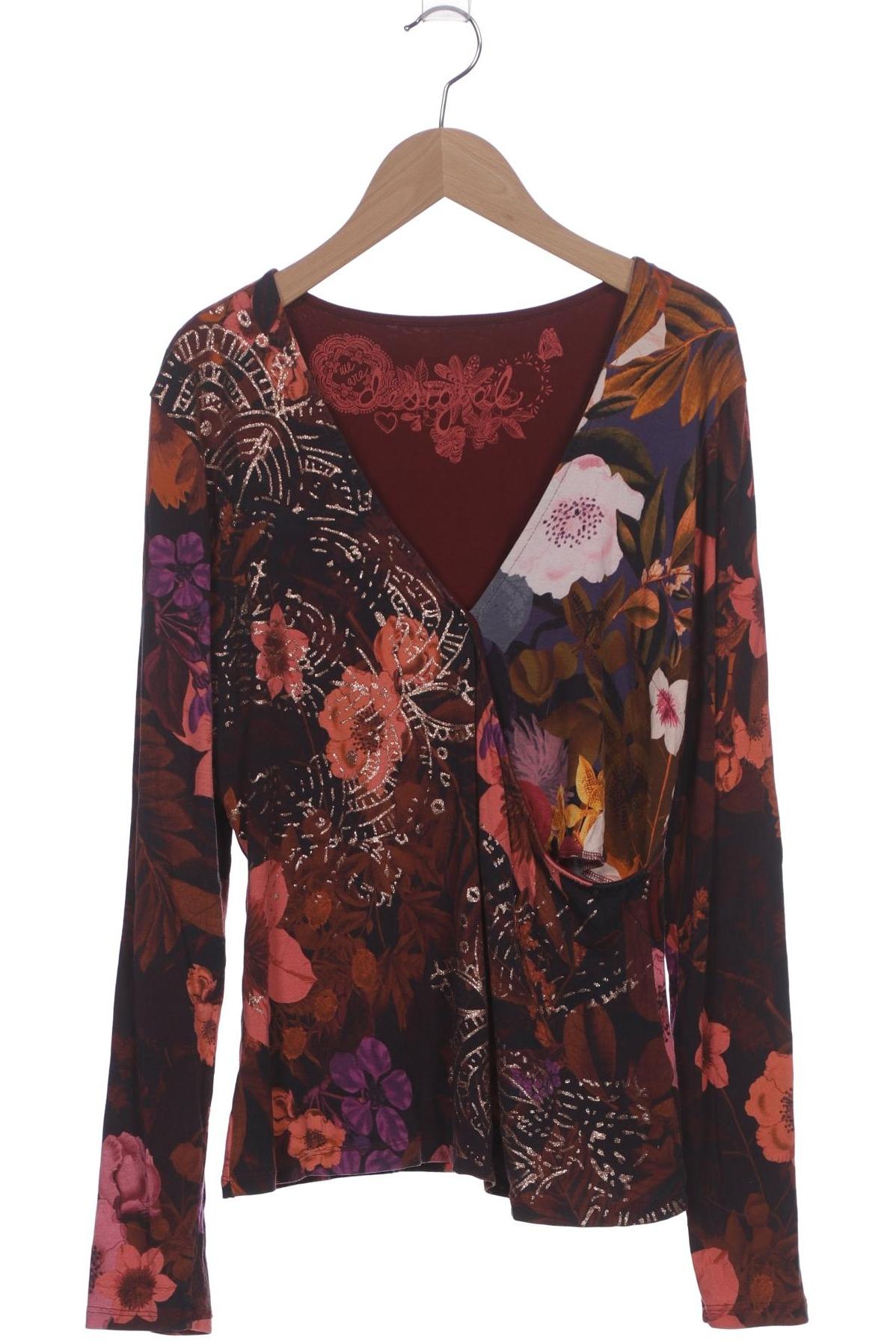 

Desigual Damen Langarmshirt, bordeaux, Gr. 38