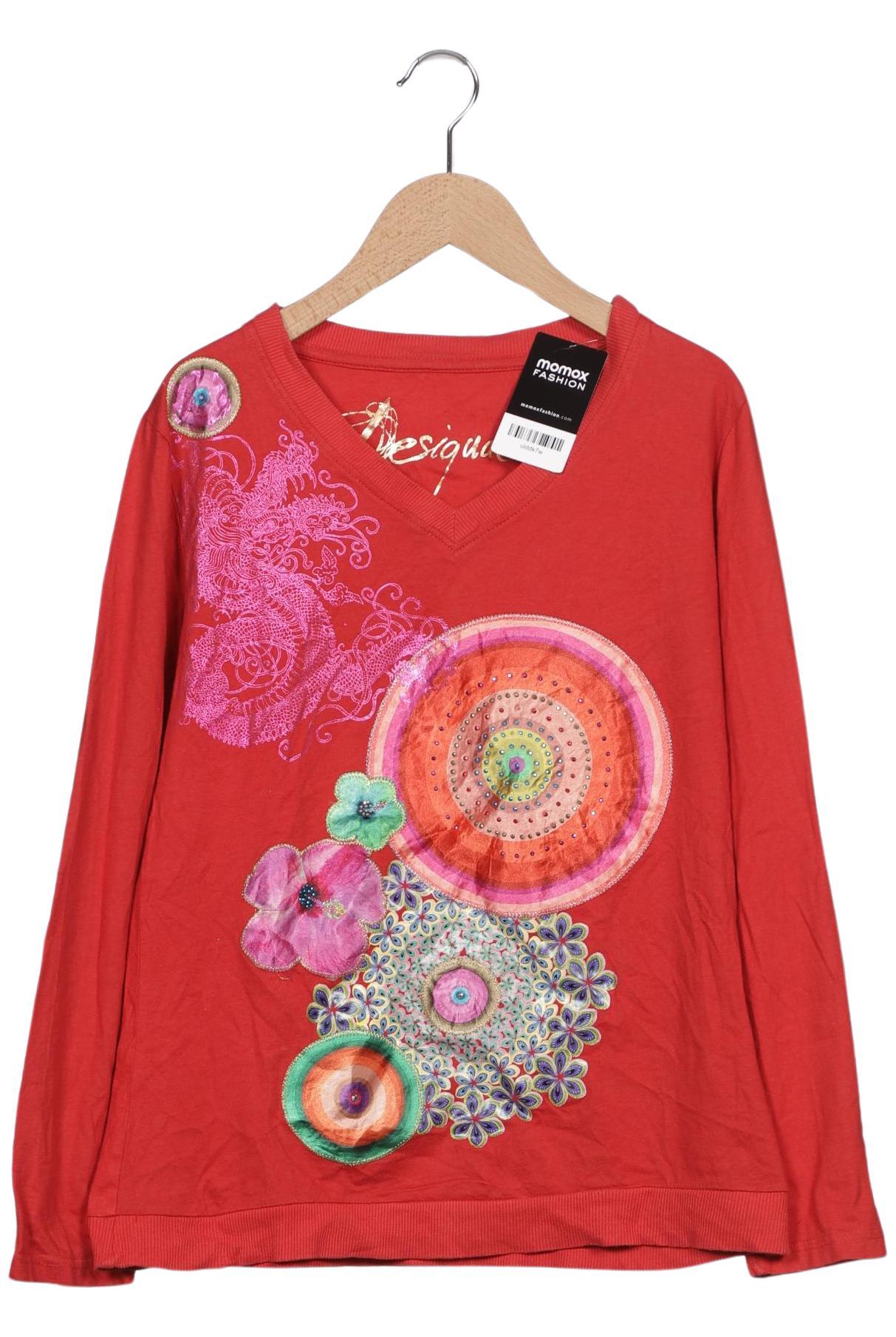 

Desigual Damen Langarmshirt, rot, Gr. 42