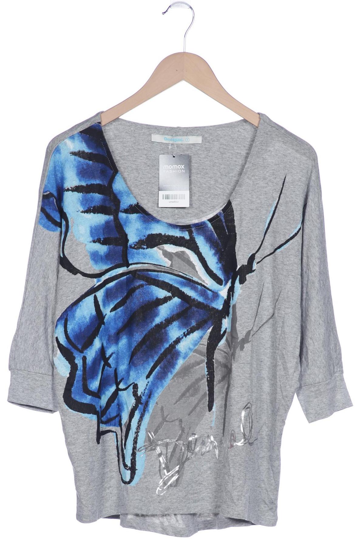 

Desigual Damen Langarmshirt, grau, Gr. 36