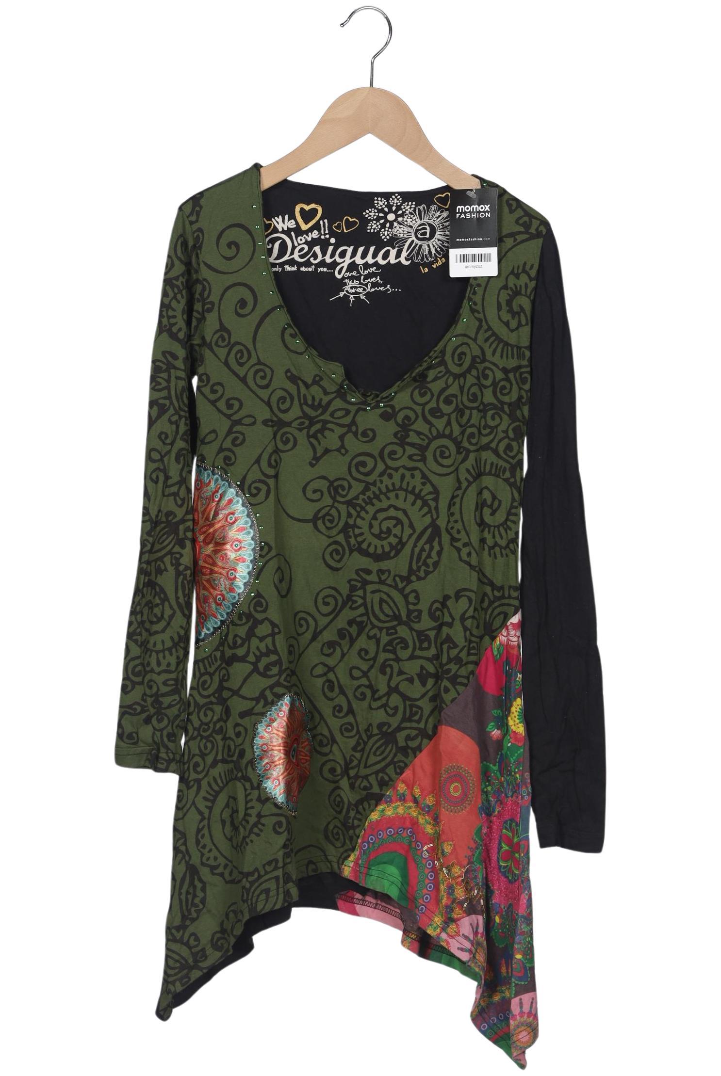 

Desigual Damen Langarmshirt, grün, Gr. 38