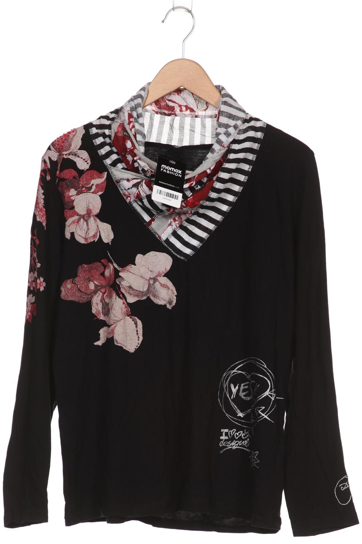 

Desigual Damen Langarmshirt, schwarz, Gr. 38