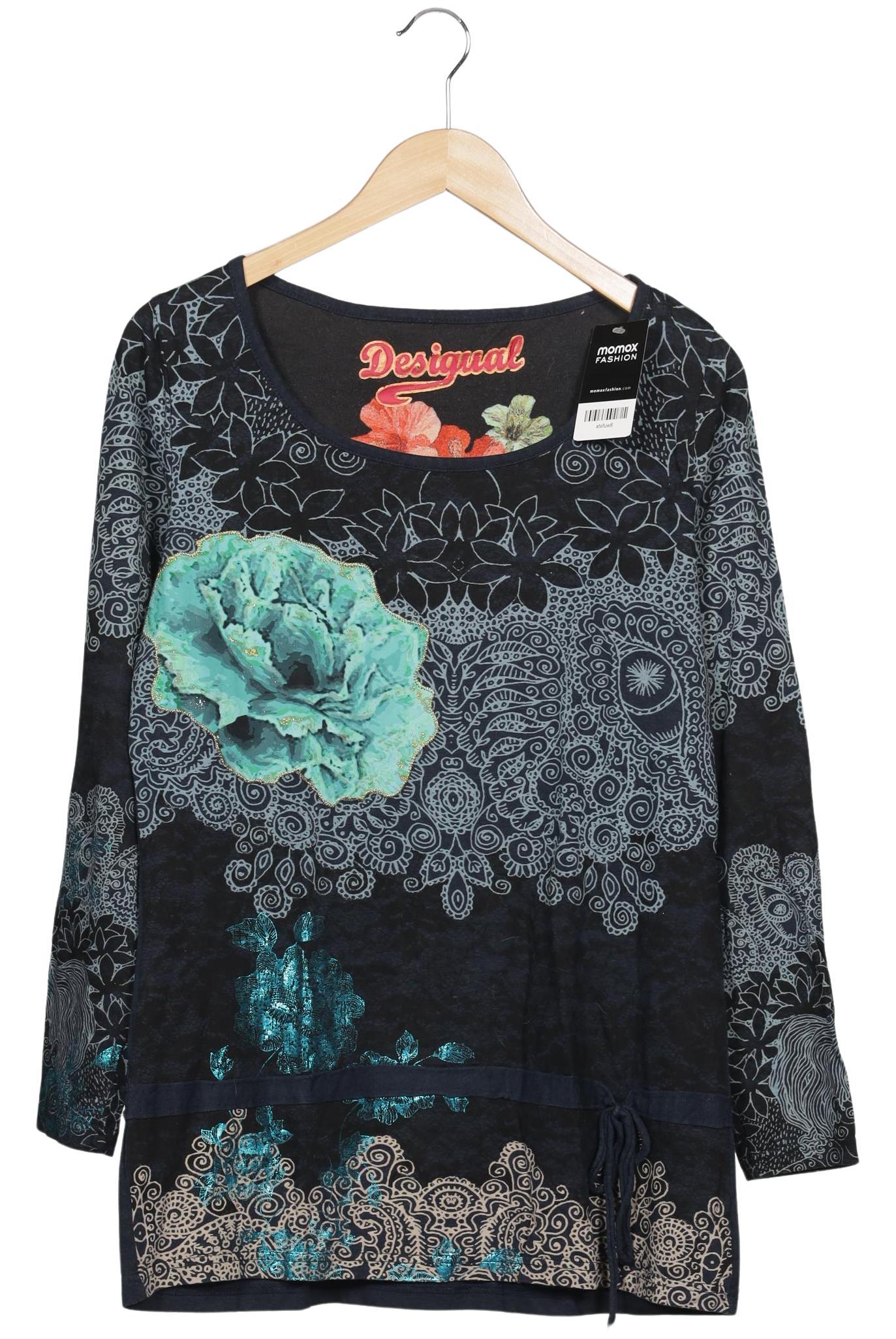 

Desigual Damen Langarmshirt, marineblau, Gr. 44