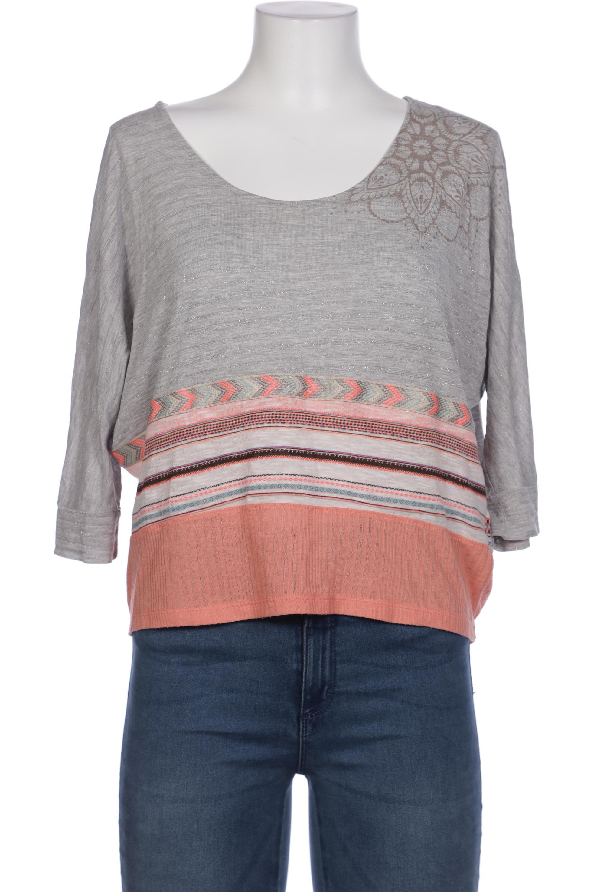 

Desigual Damen Langarmshirt, grau, Gr. 38