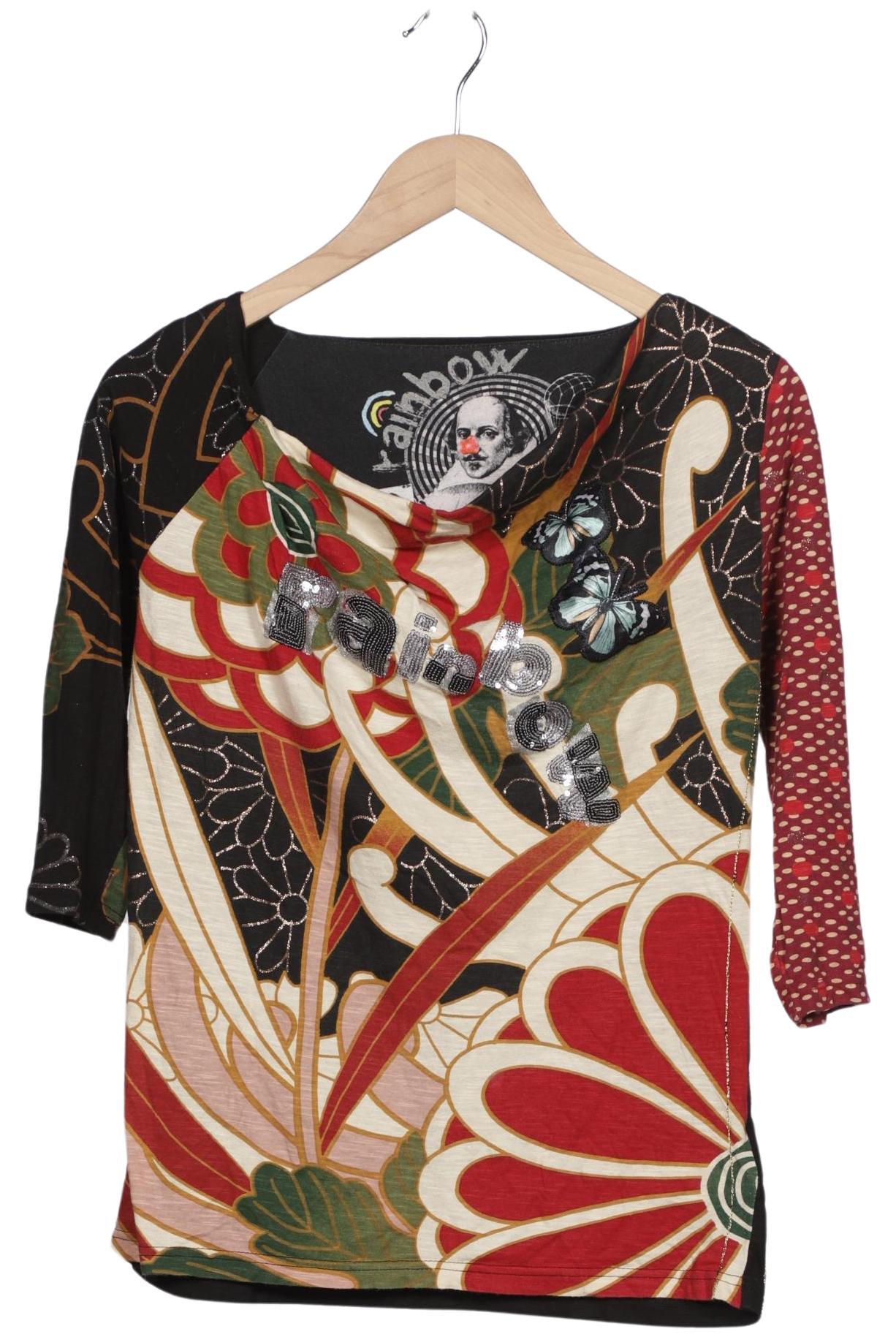

Desigual Damen Langarmshirt, mehrfarbig, Gr. 38