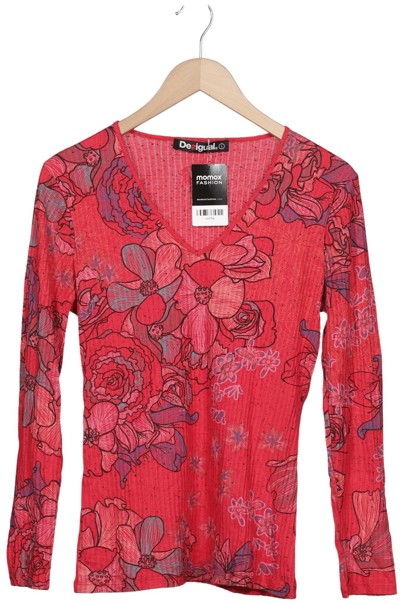 

Desigual Damen Langarmshirt, rot, Gr. 42