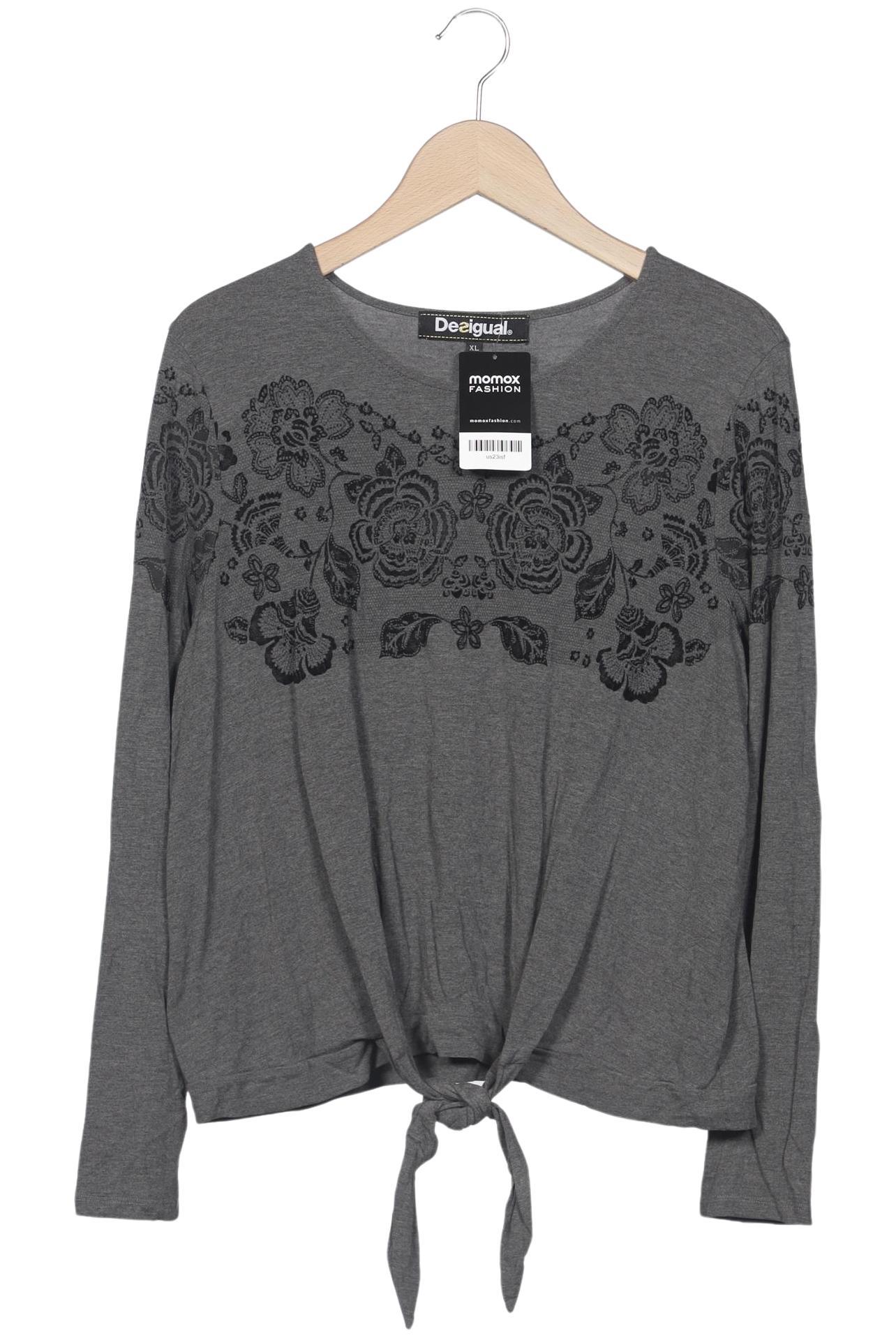 

Desigual Damen Langarmshirt, grau, Gr. 44