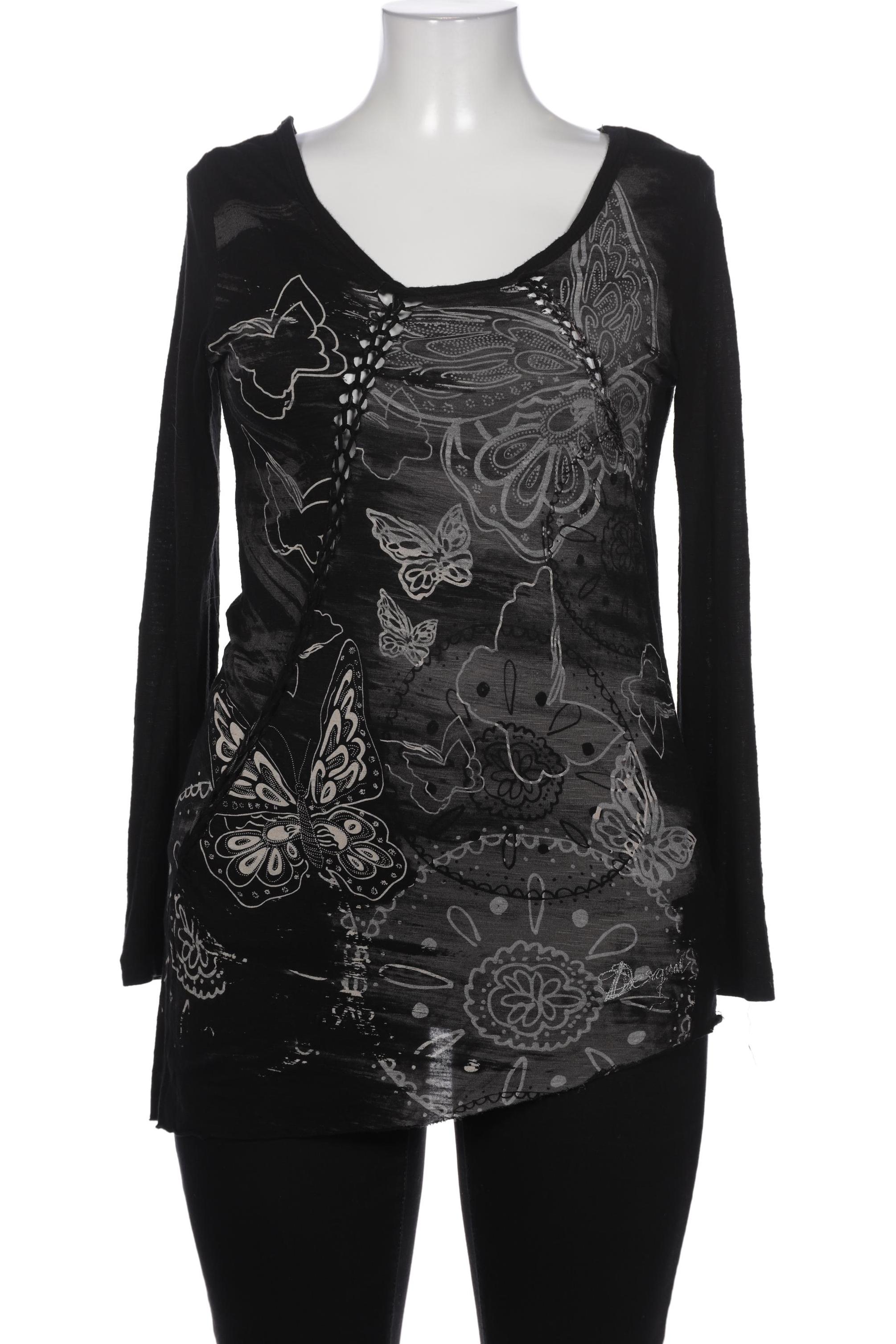 

Desigual Damen Langarmshirt, schwarz, Gr. 44