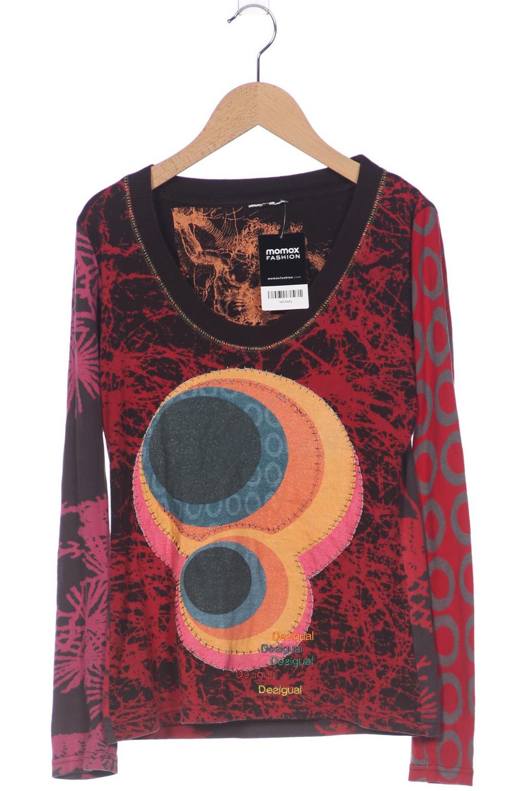 

Desigual Damen Langarmshirt, mehrfarbig, Gr. 38