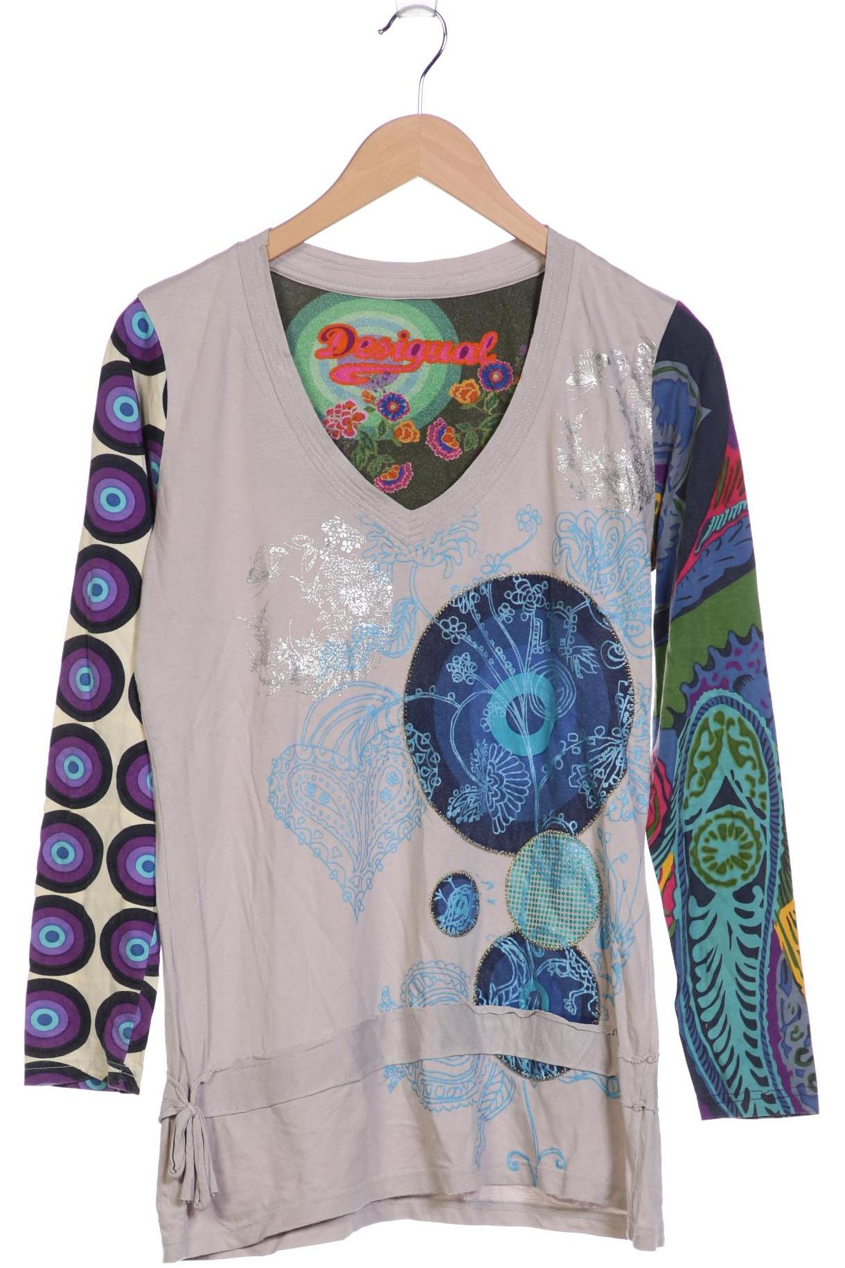 

Desigual Damen Langarmshirt, grau, Gr. 44