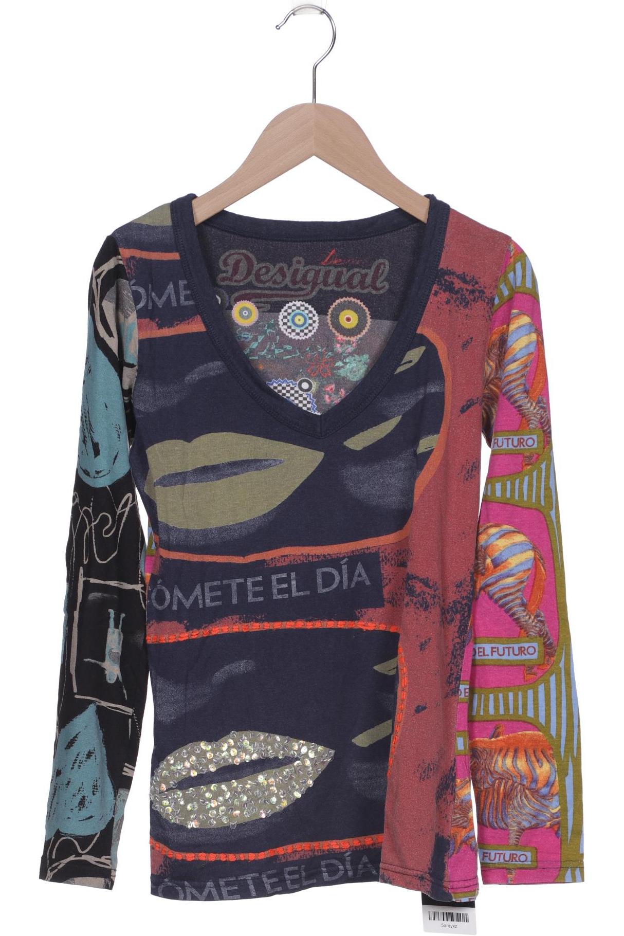 

Desigual Damen Langarmshirt, mehrfarbig, Gr. 36