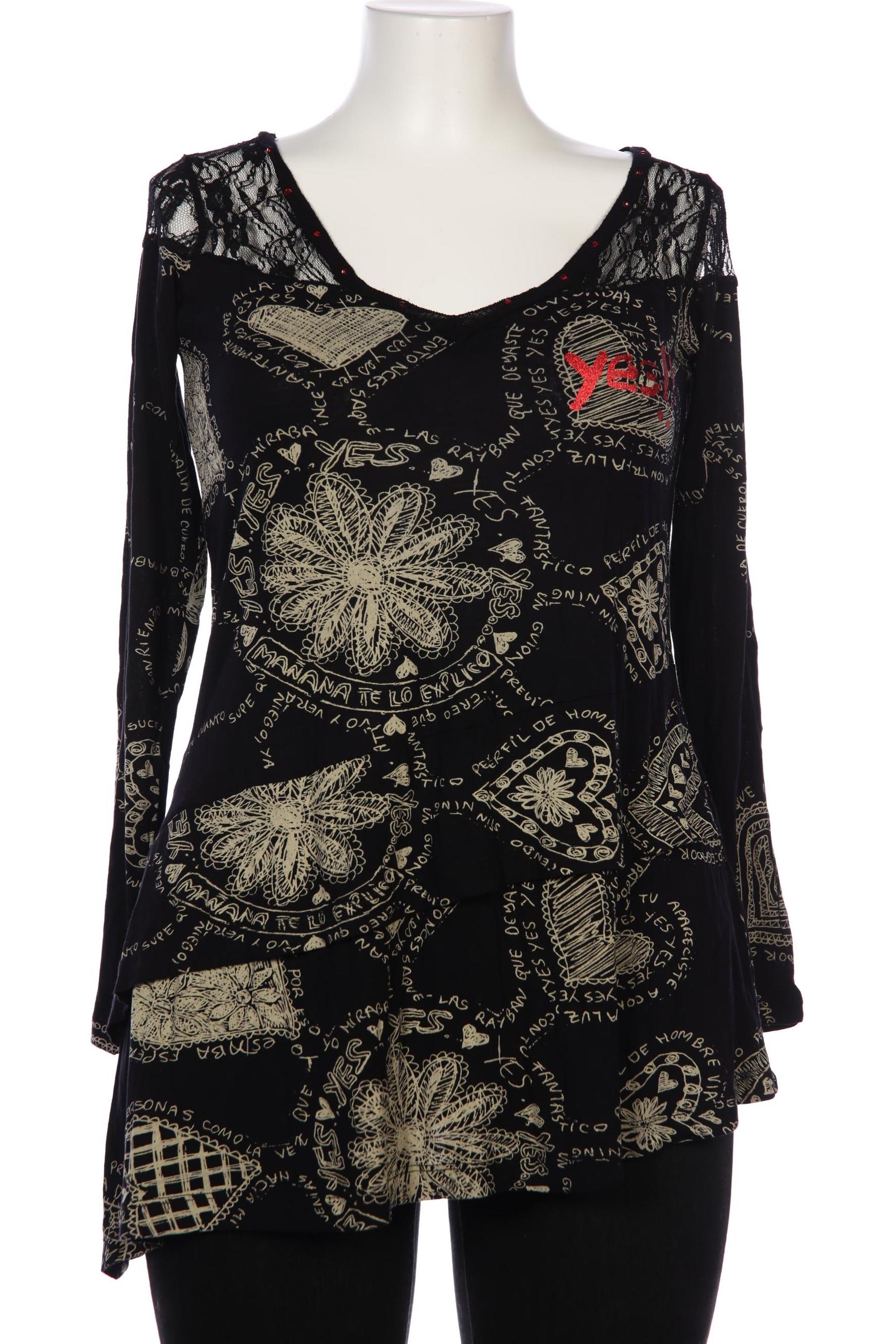 Thumbnail - Desigual Damen Langarmshirt, schwarz, Gr. 42