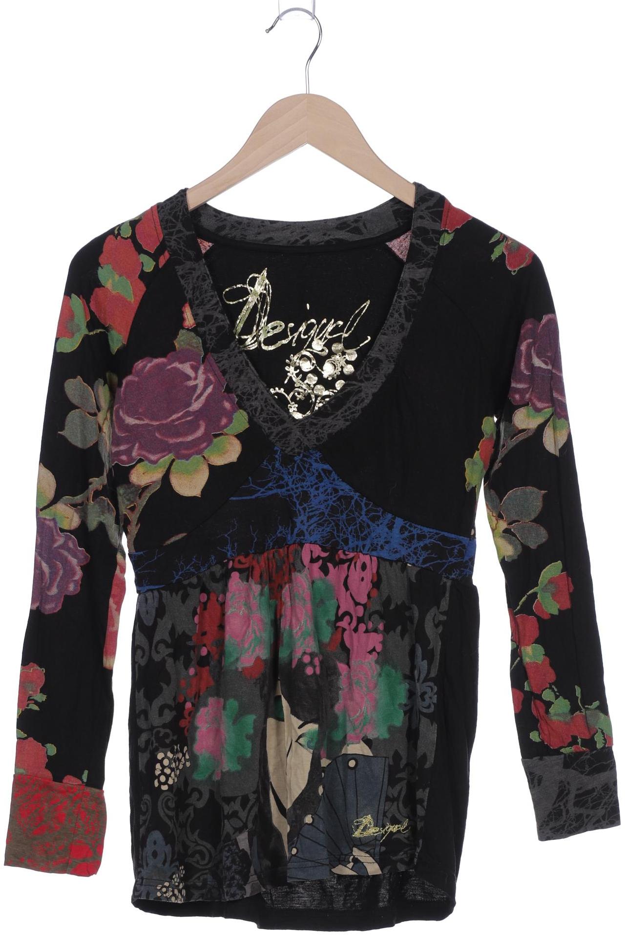 

Desigual Damen Langarmshirt, schwarz, Gr. 38