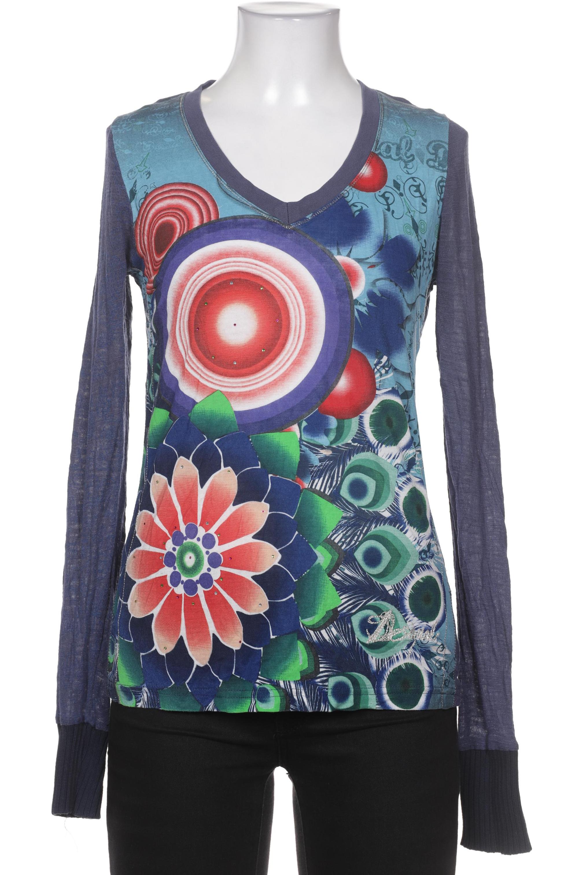 

Desigual Damen Langarmshirt, mehrfarbig, Gr. 34