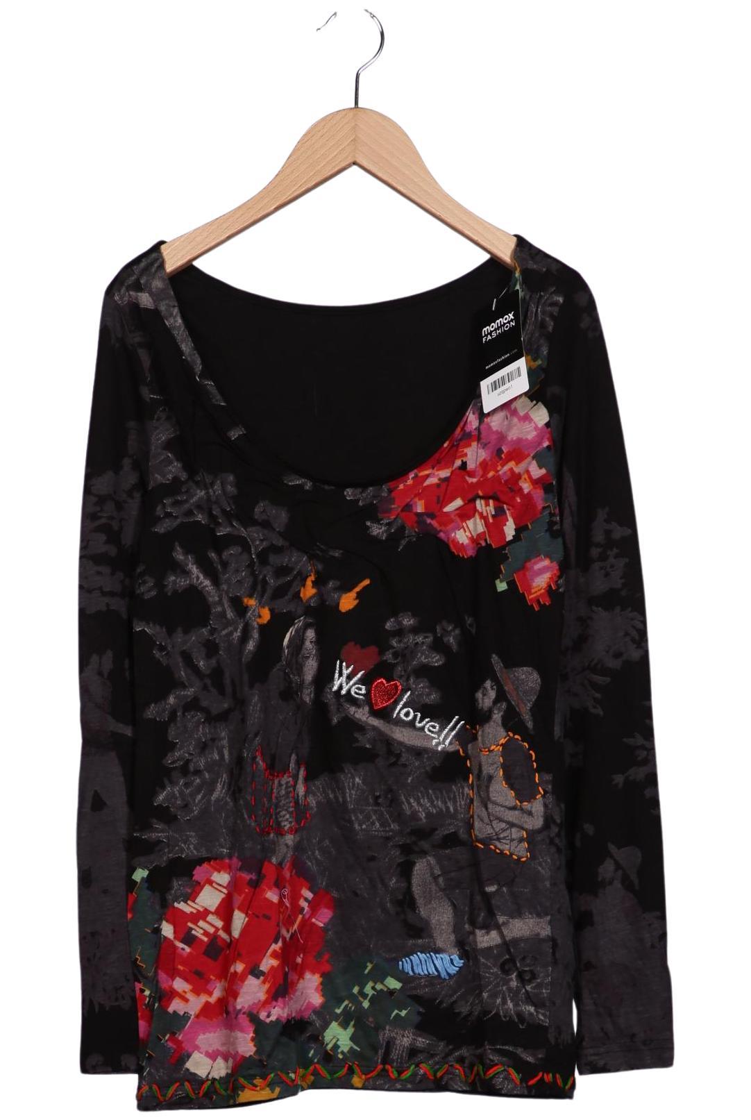 

Desigual Damen Langarmshirt, schwarz, Gr. 38