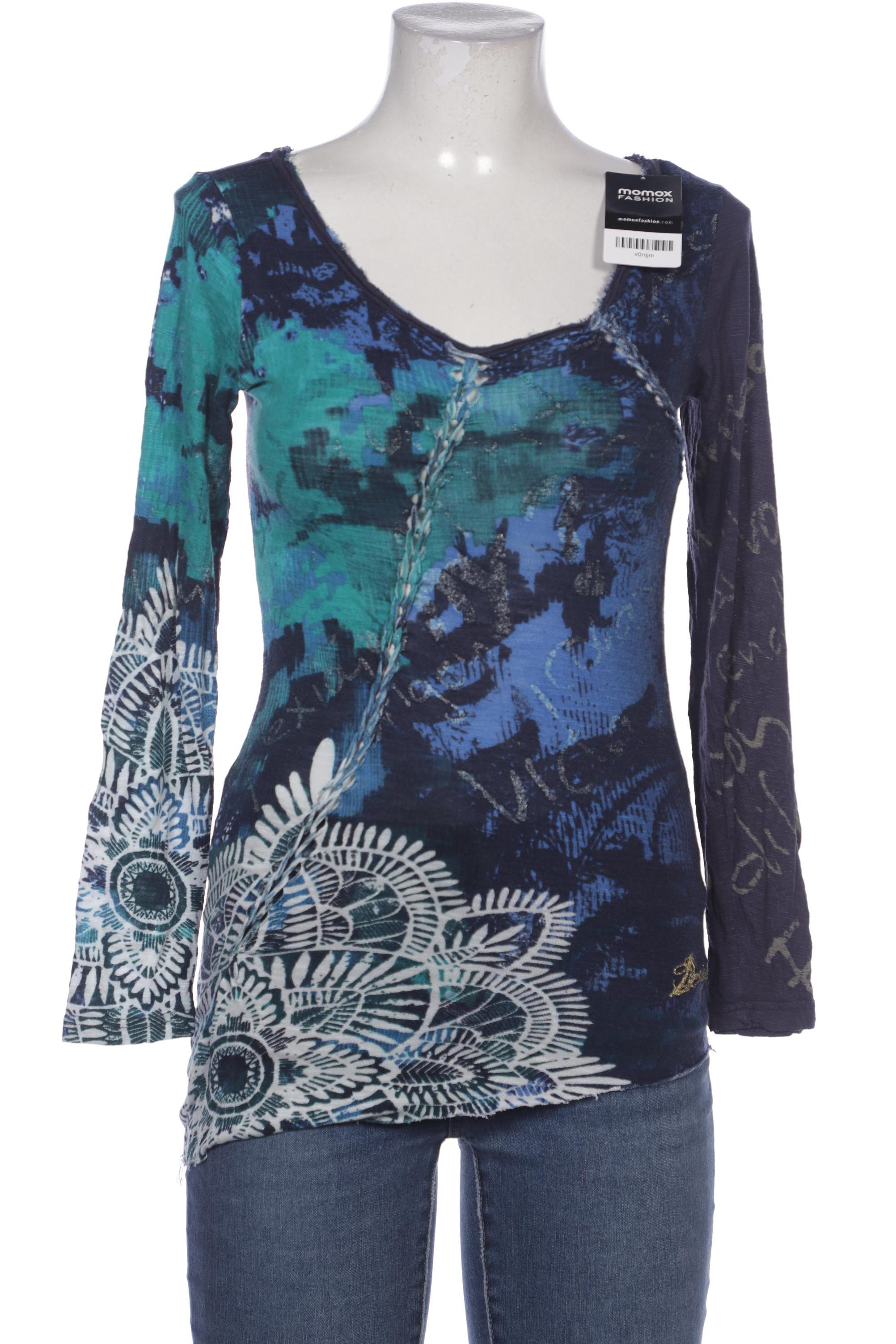 

Desigual Damen Langarmshirt, marineblau, Gr. 38