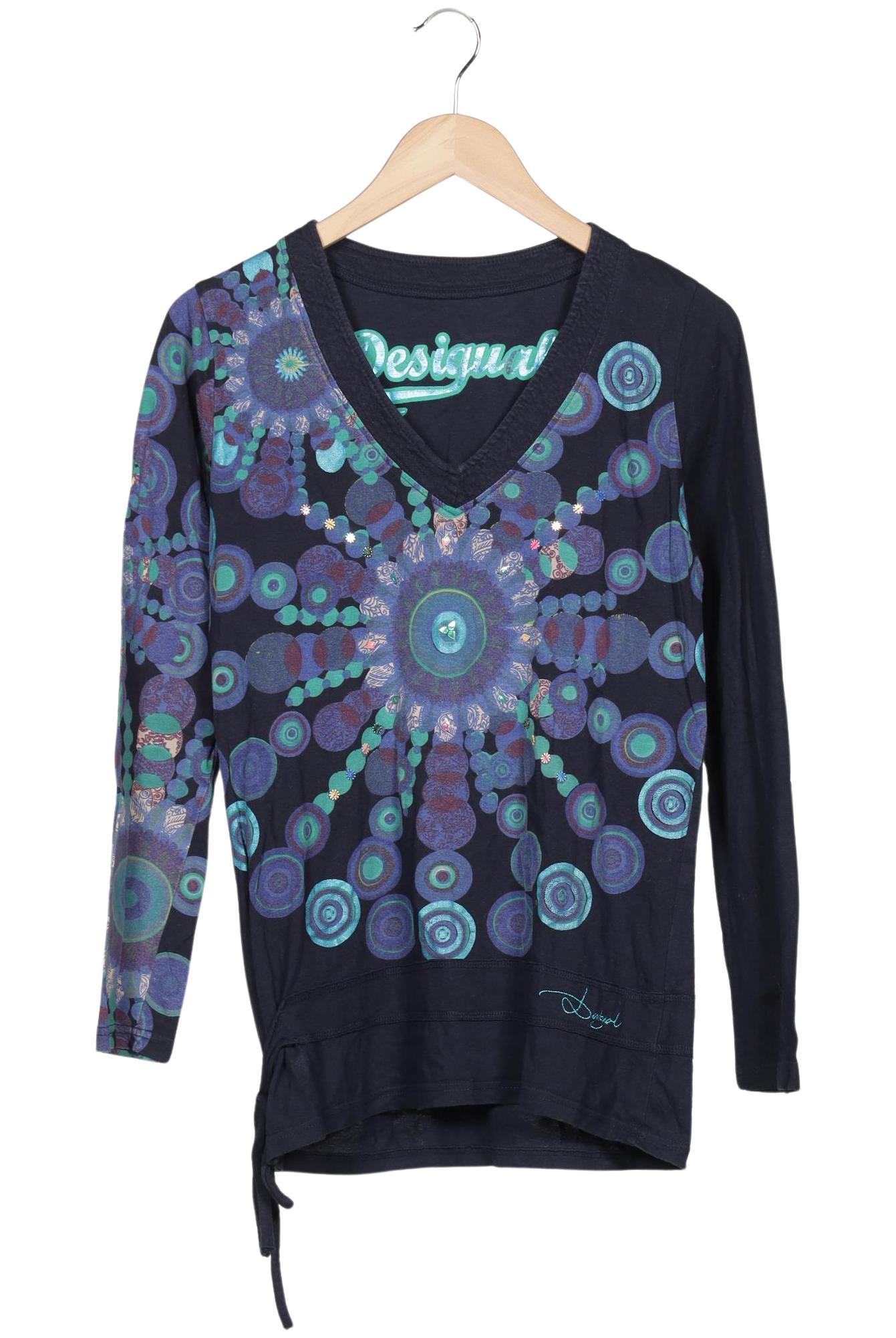 

Desigual Damen Langarmshirt, marineblau, Gr. 44