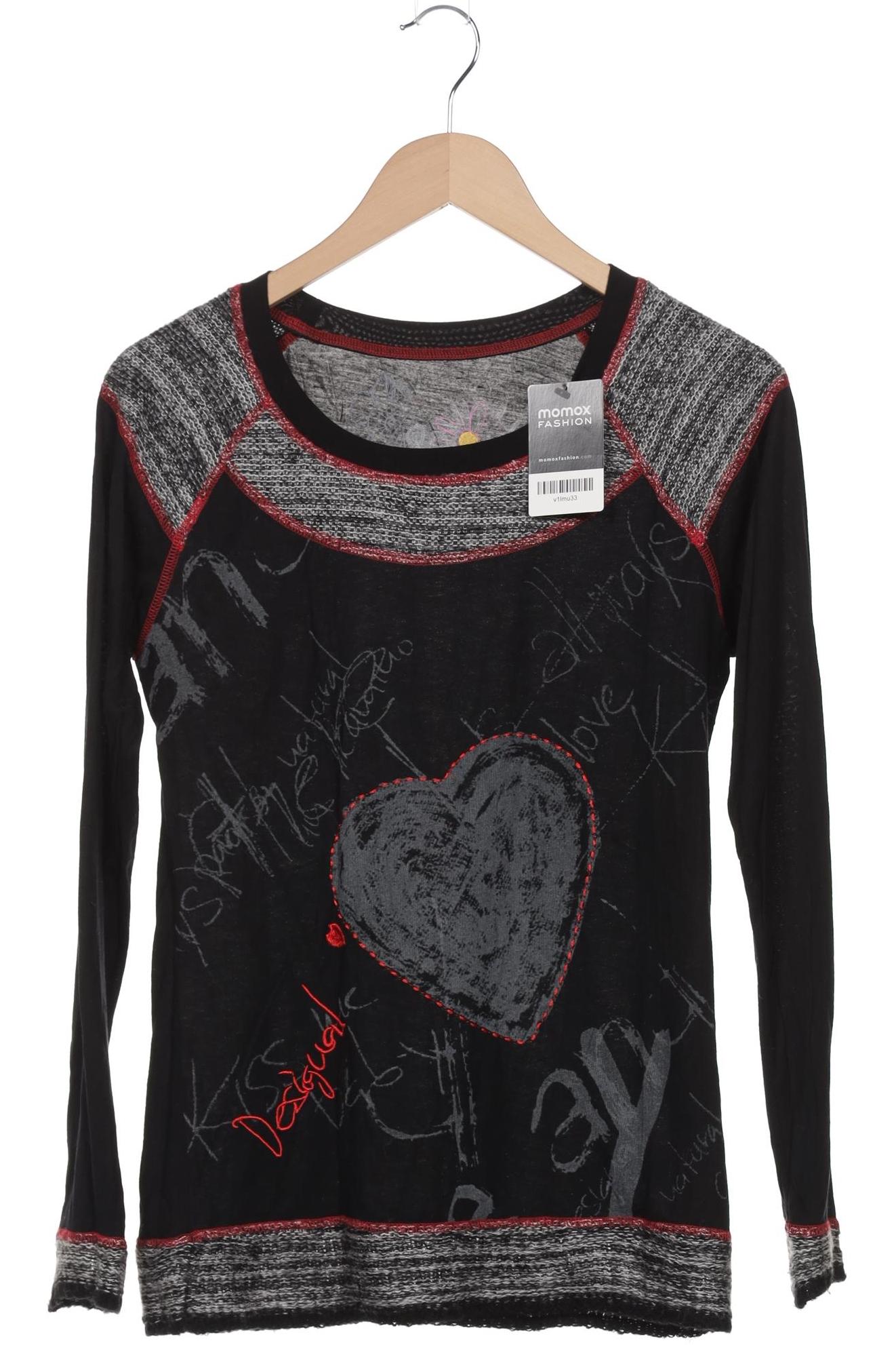 

Desigual Damen Langarmshirt, schwarz, Gr. 42