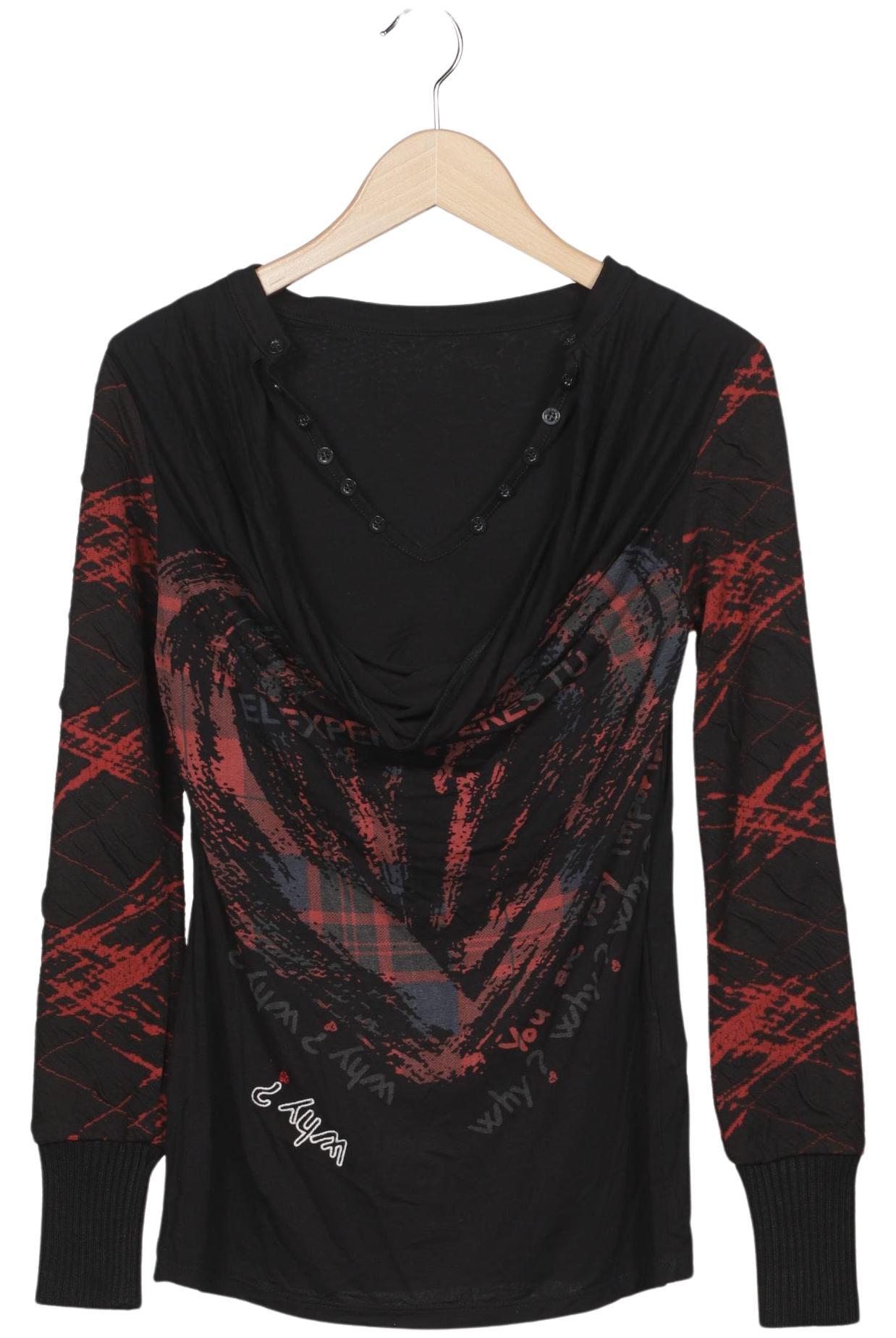 

Desigual Damen Langarmshirt, mehrfarbig, Gr. 36