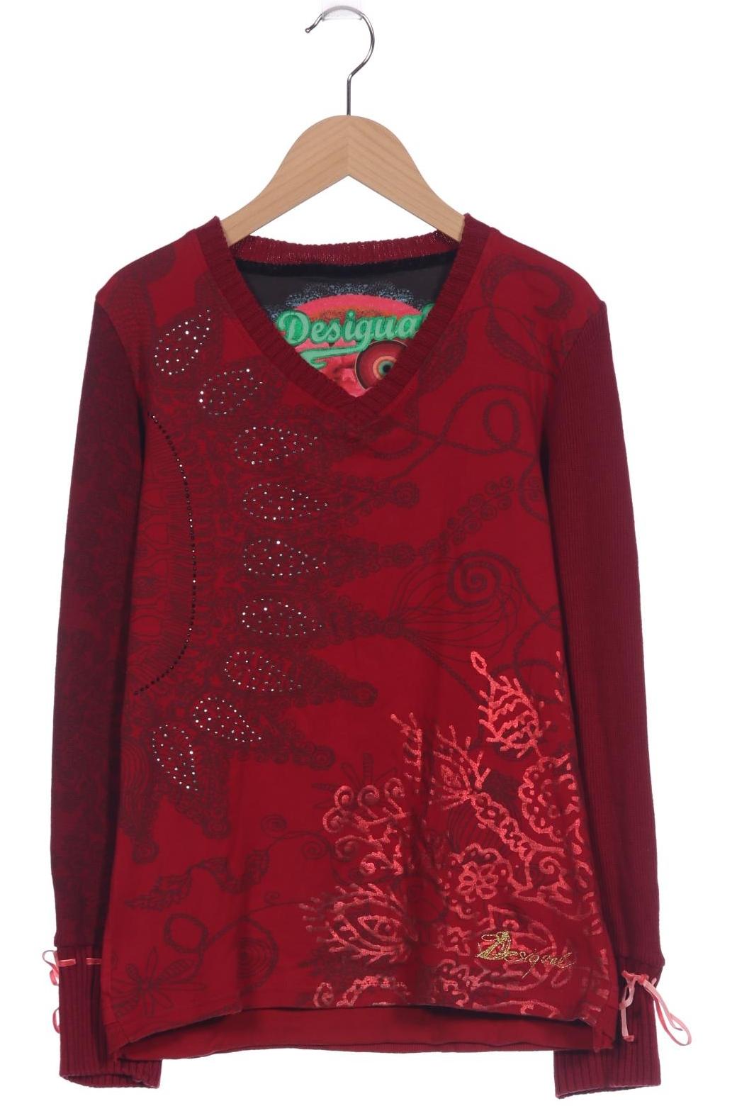

Desigual Damen Langarmshirt, rot, Gr. 42