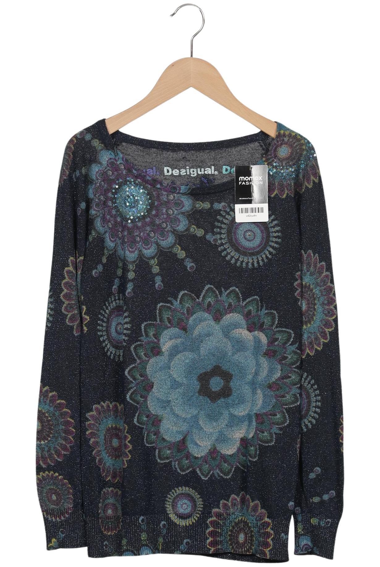 

Desigual Damen Langarmshirt, marineblau, Gr. 38