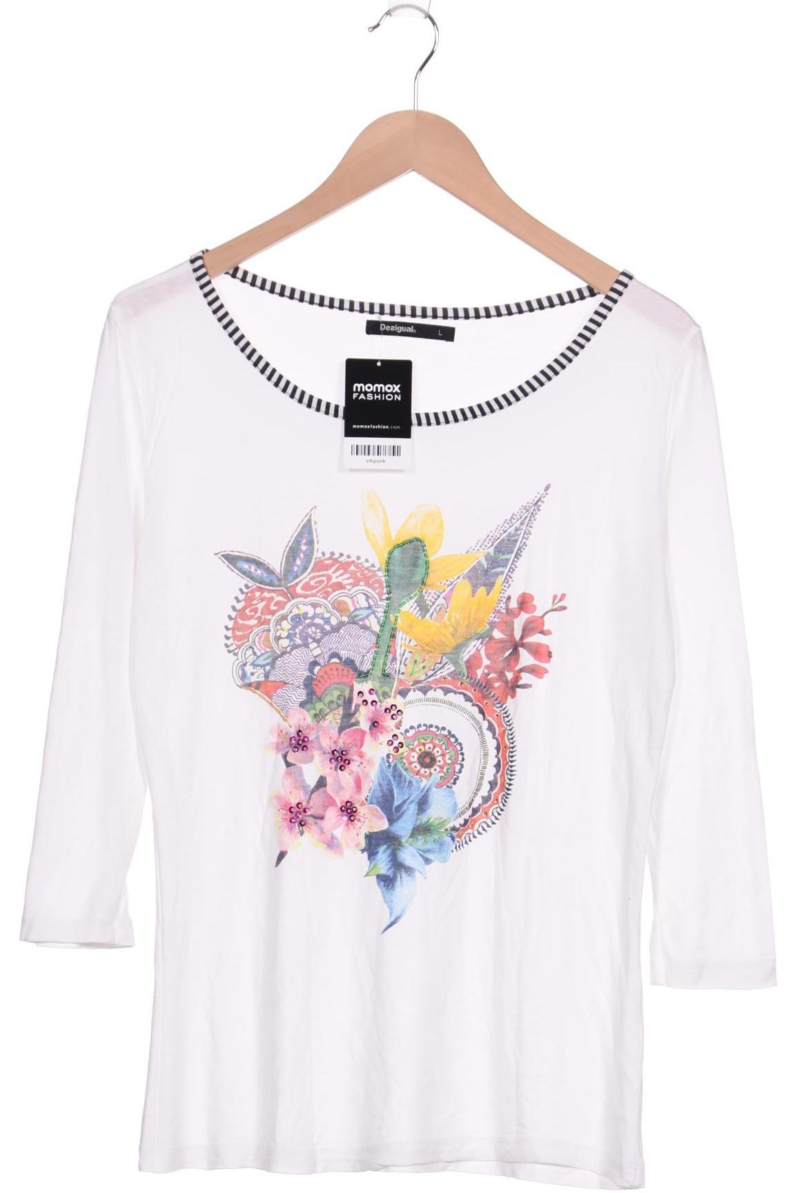 

Desigual Damen Langarmshirt, weiß