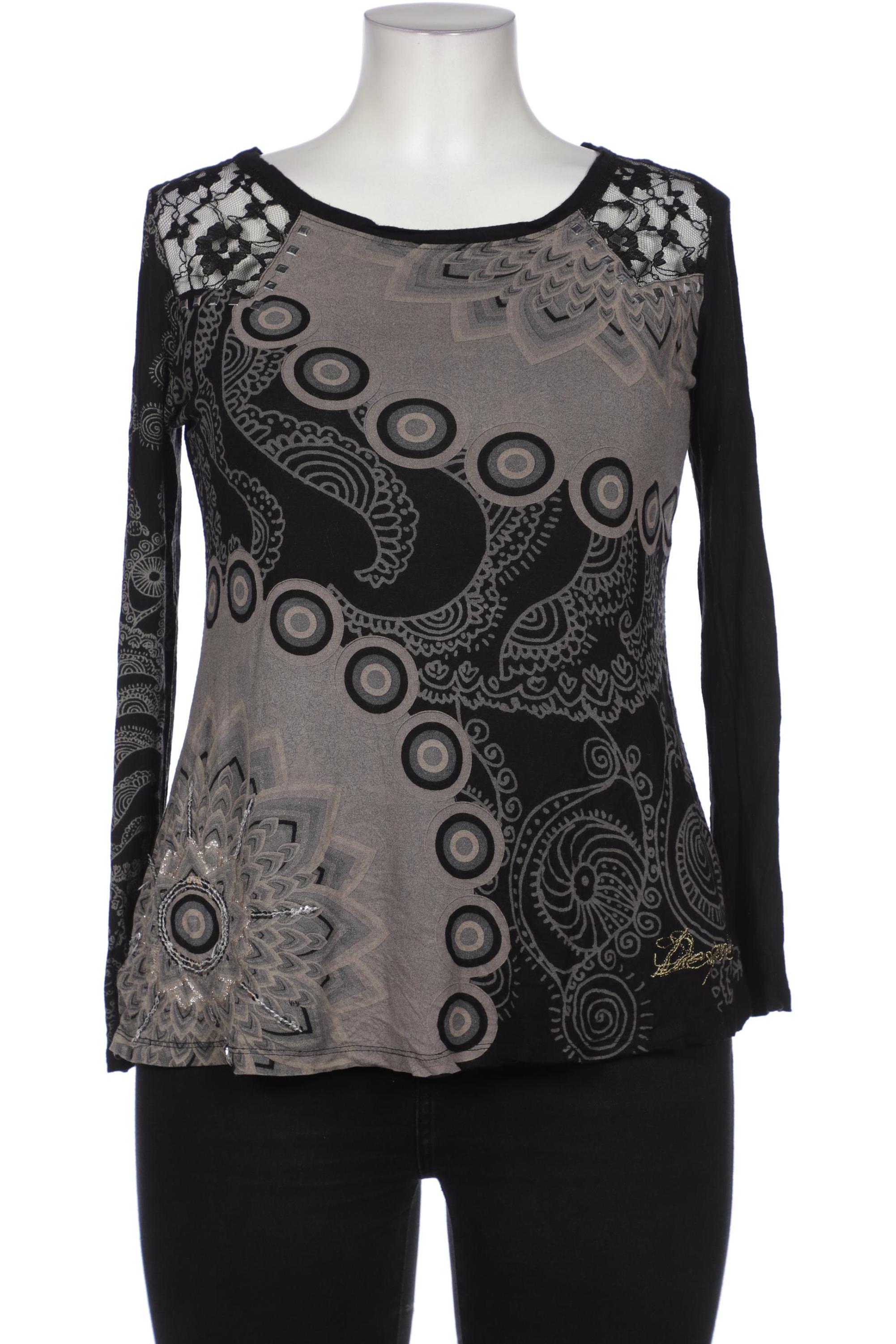 

Desigual Damen Langarmshirt, schwarz, Gr. 42