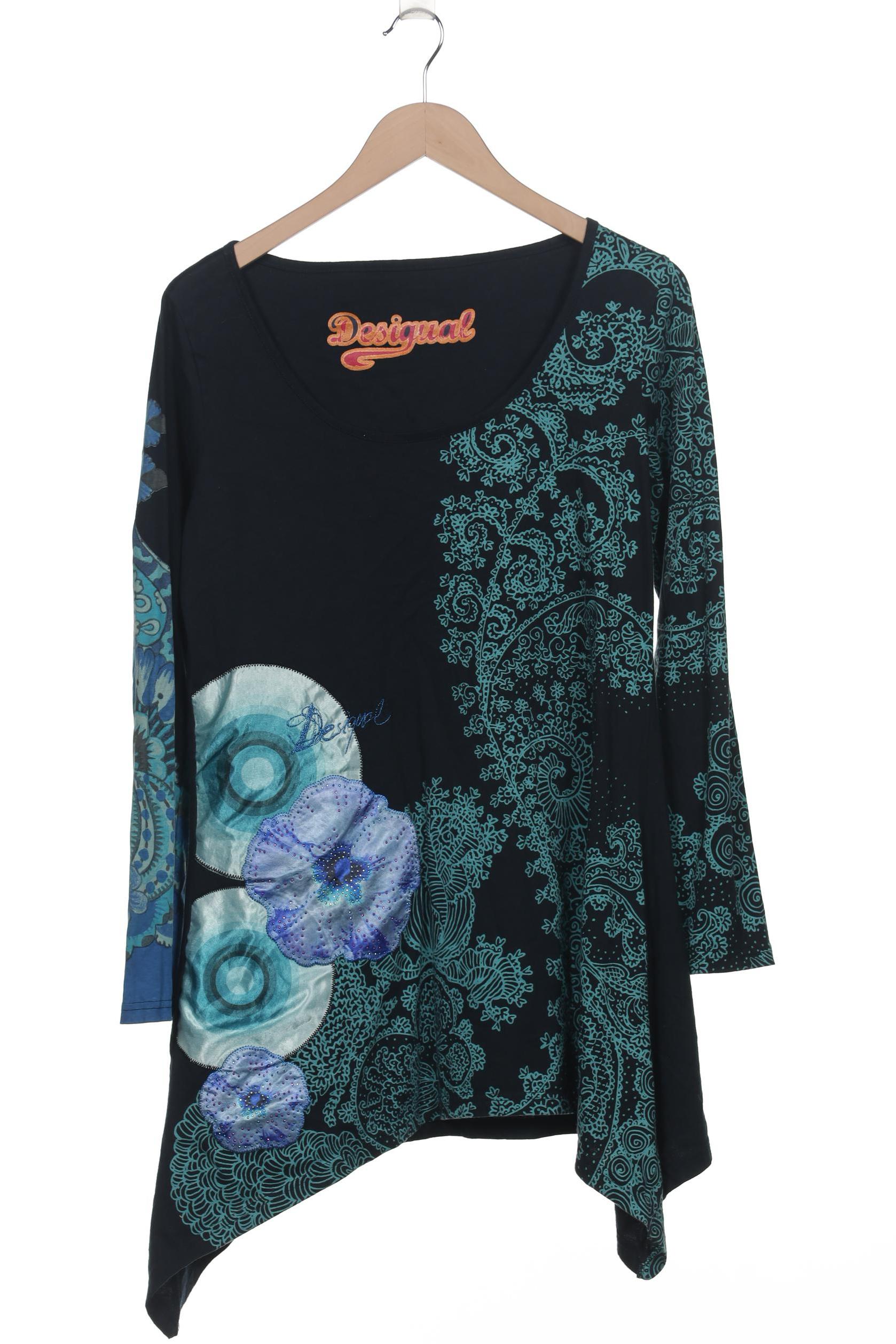 

Desigual Damen Langarmshirt, marineblau, Gr. 44
