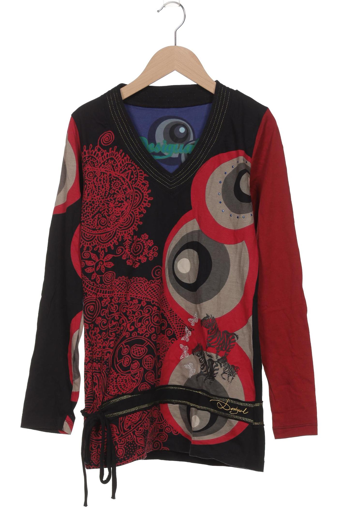 

Desigual Damen Langarmshirt, mehrfarbig, Gr. 38