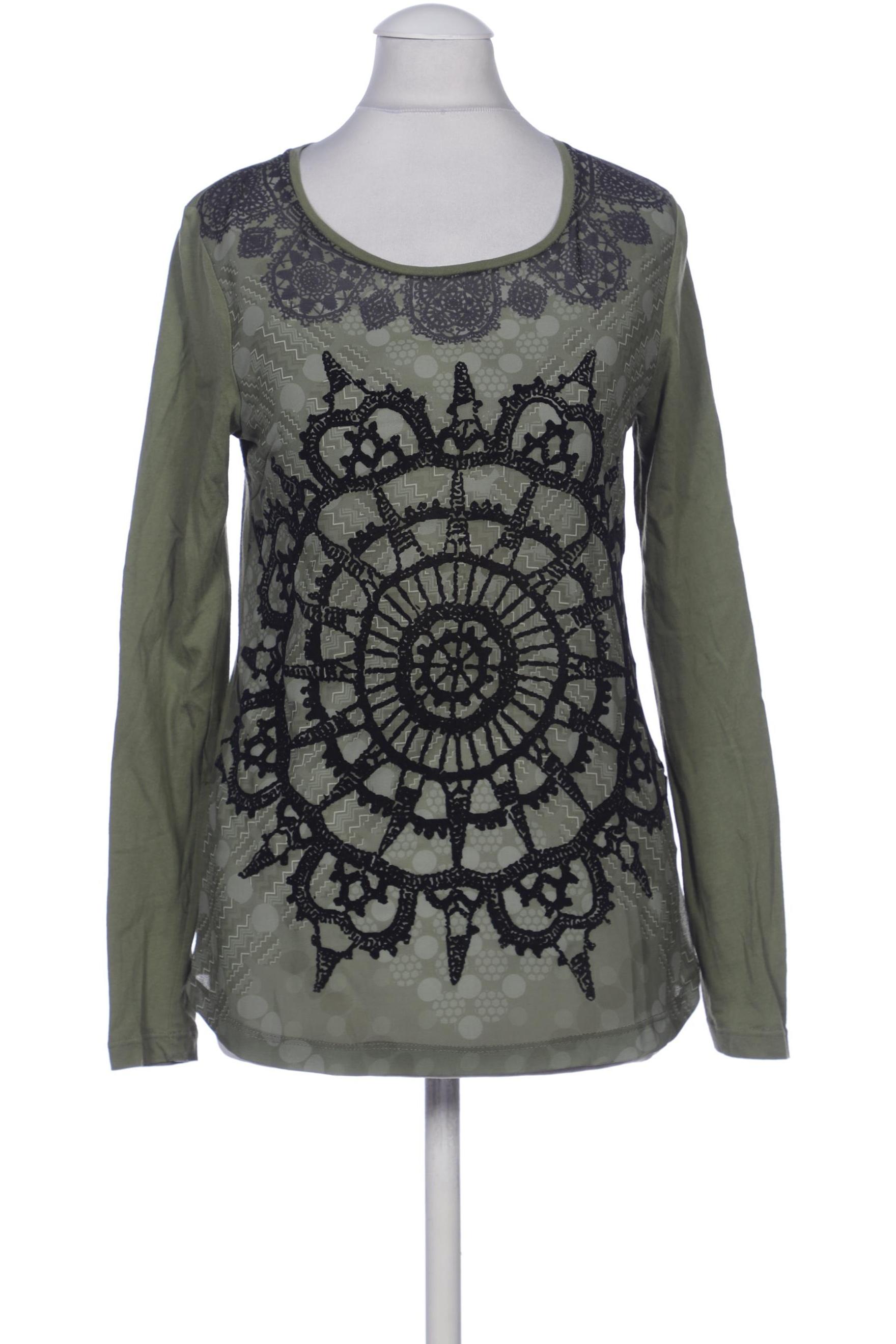 

Desigual Damen Langarmshirt, grün, Gr. 36