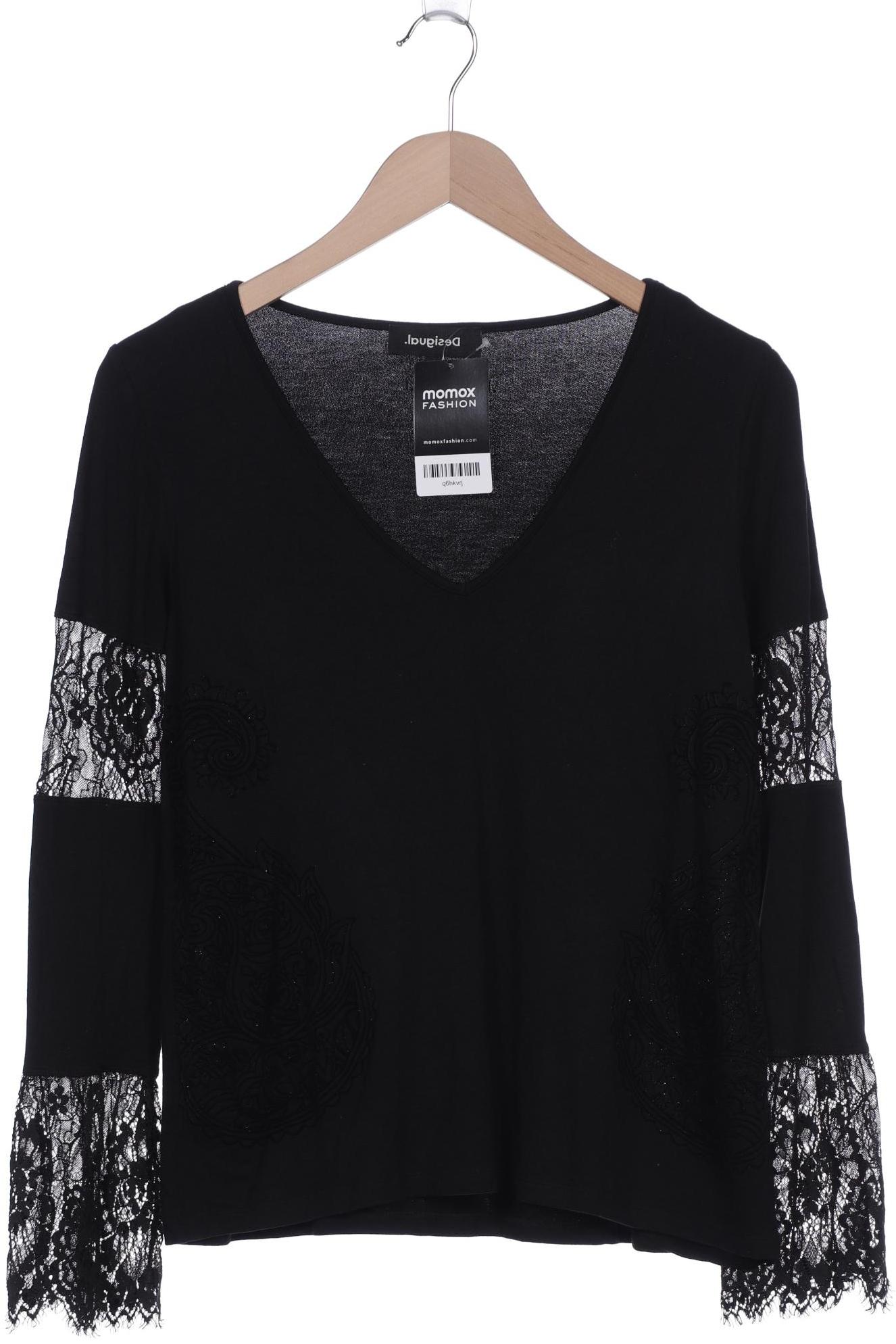 

Desigual Damen Langarmshirt, schwarz, Gr. 36