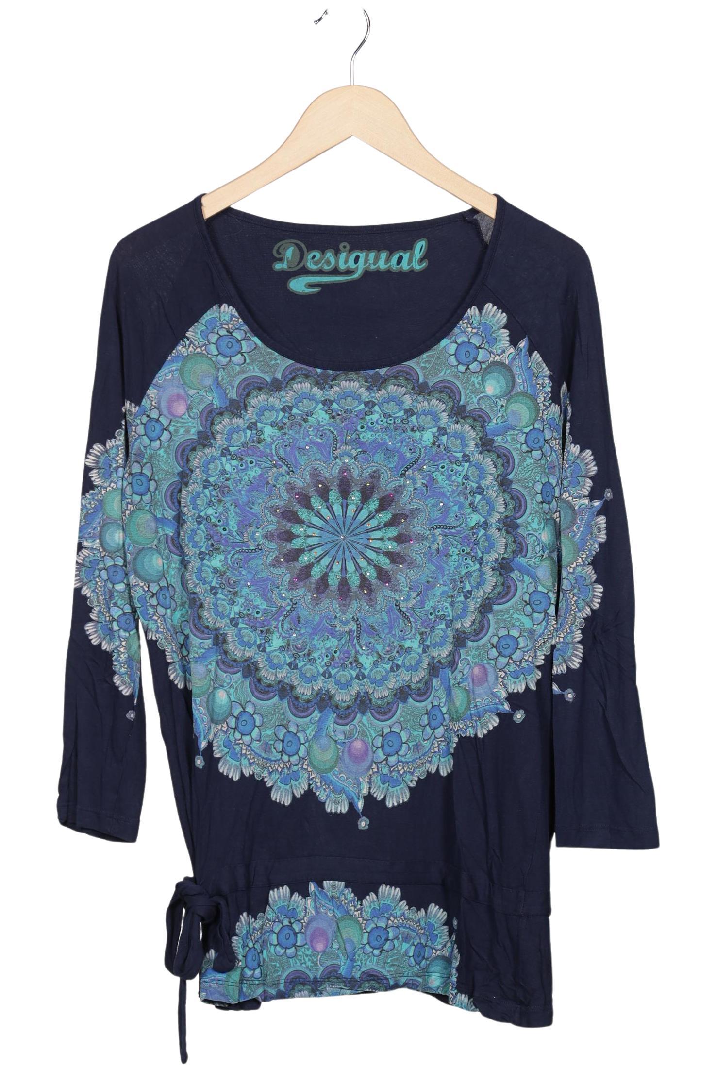 

Desigual Damen Langarmshirt, marineblau, Gr. 44