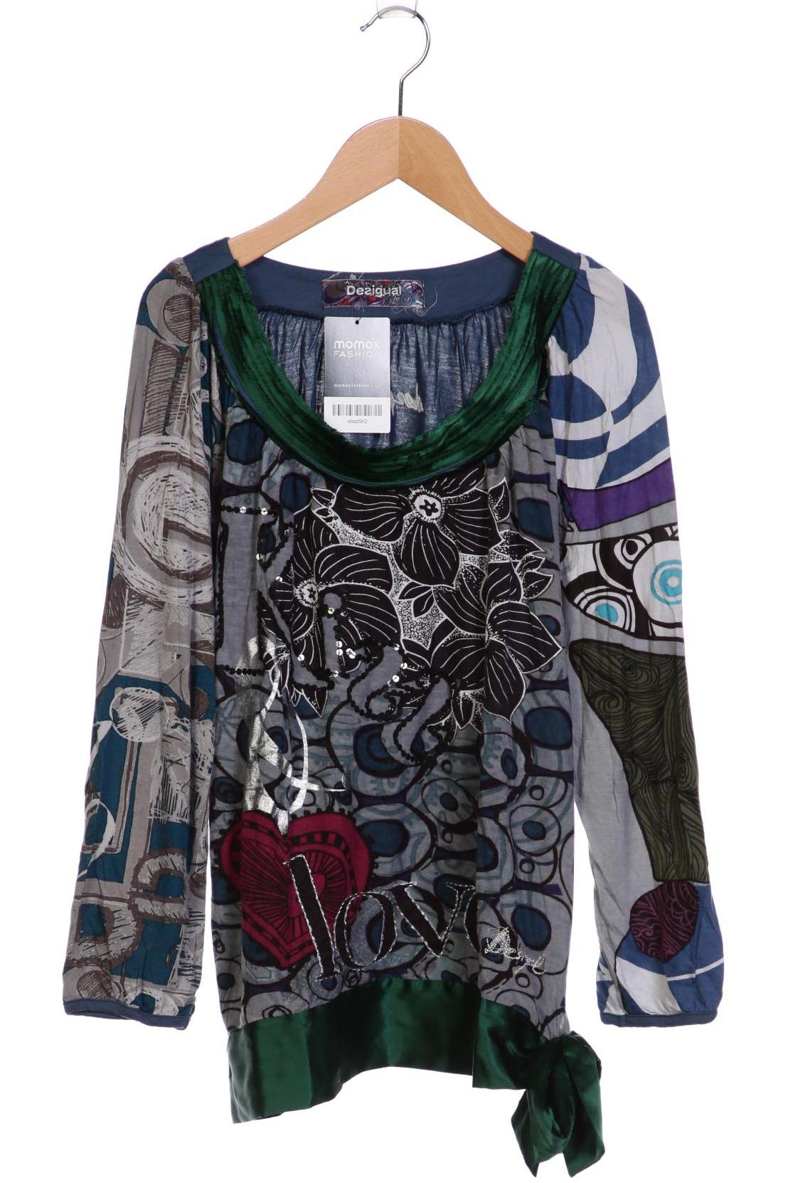 

Desigual Damen Langarmshirt, mehrfarbig, Gr. 38