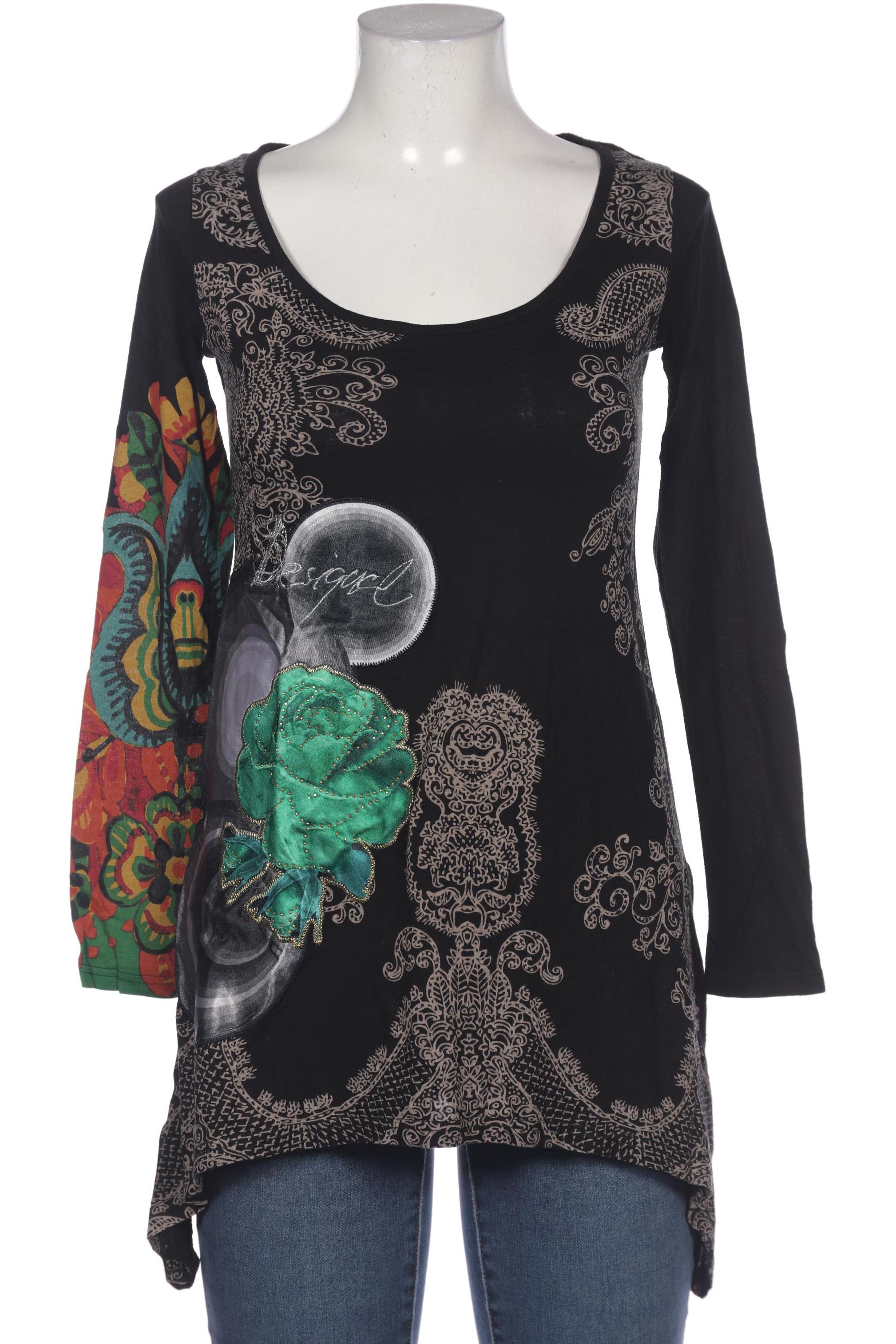 

Desigual Damen Langarmshirt, schwarz, Gr. 38