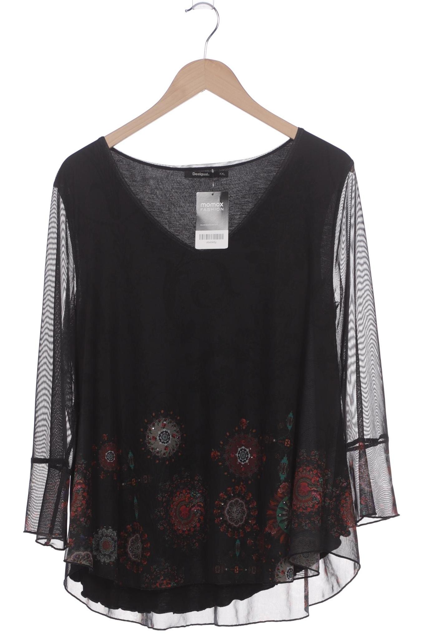 

Desigual Damen Langarmshirt, schwarz, Gr. 46