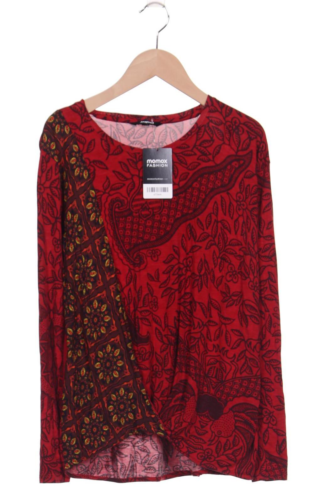 

Desigual Damen Langarmshirt, bordeaux, Gr. 34