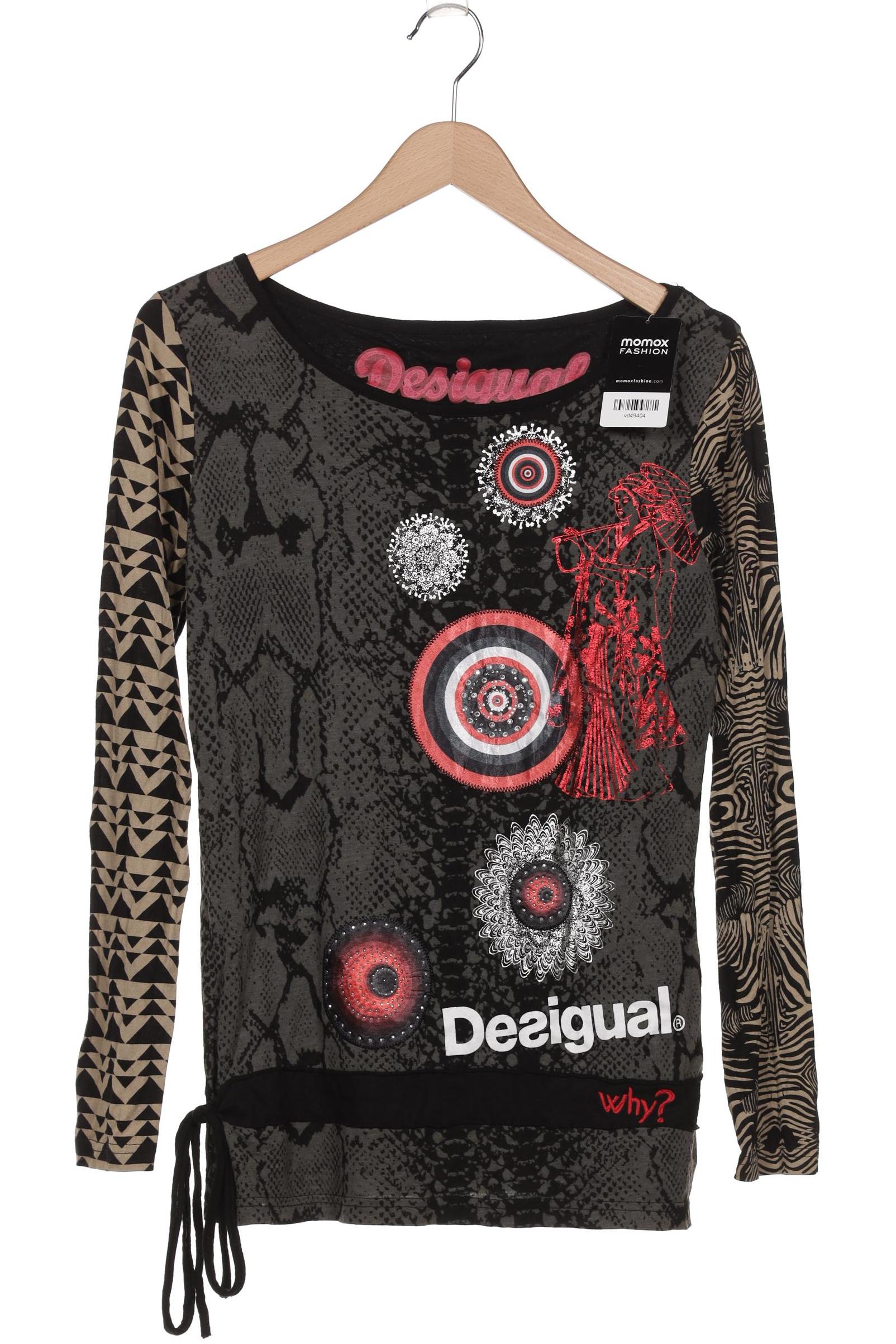 

Desigual Damen Langarmshirt, schwarz, Gr. 42