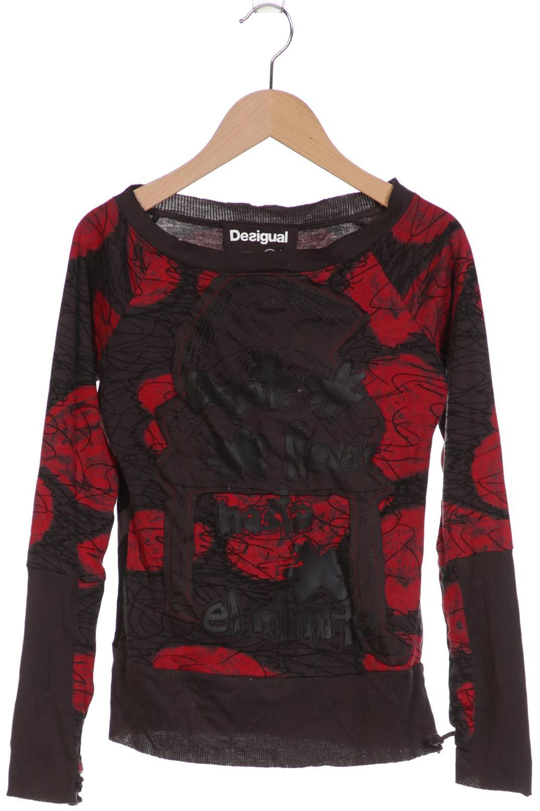 

Desigual Damen Langarmshirt, grau, Gr. 36