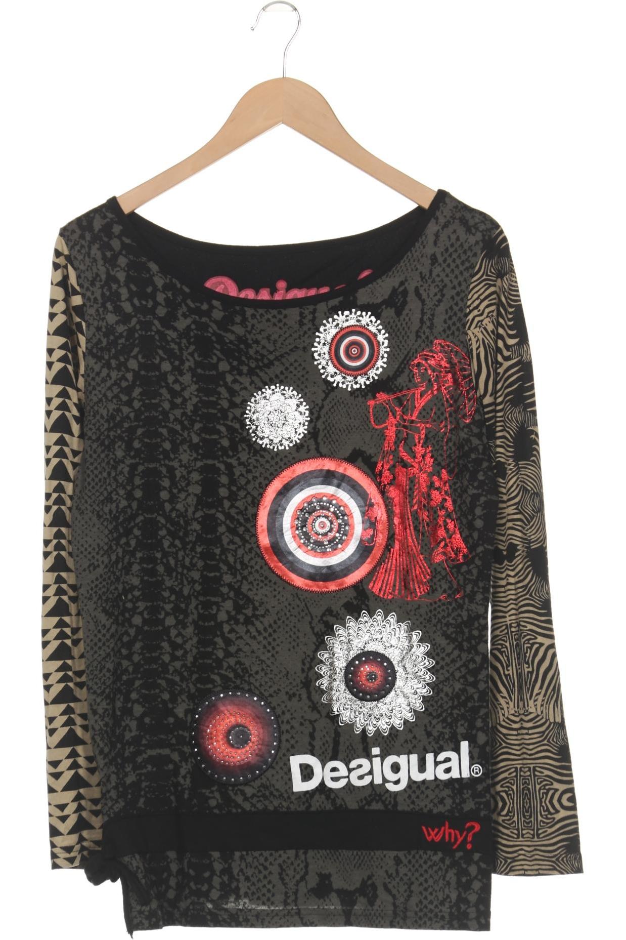 

Desigual Damen Langarmshirt, schwarz, Gr. 44