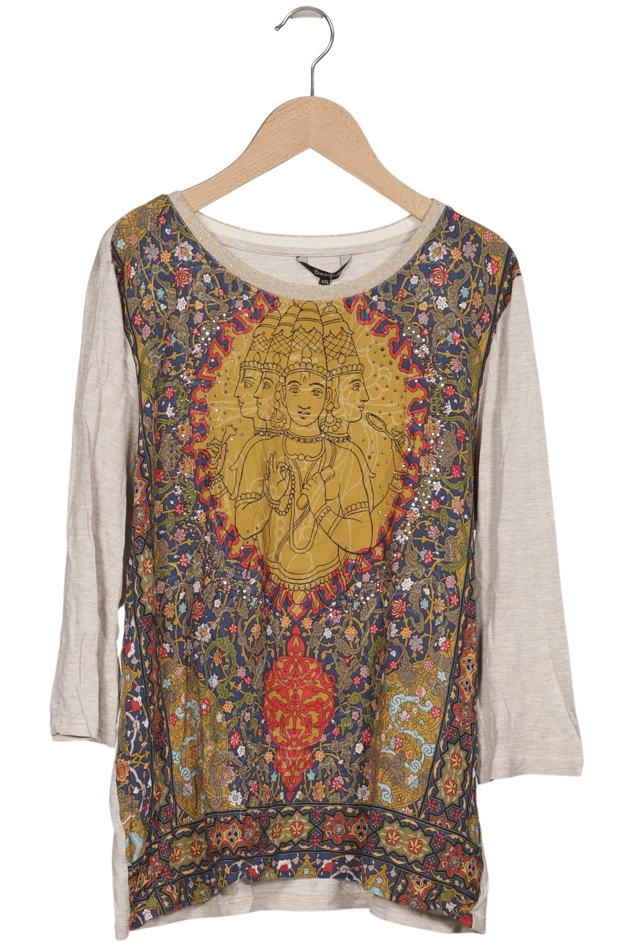

Desigual Damen Langarmshirt, mehrfarbig, Gr. 46