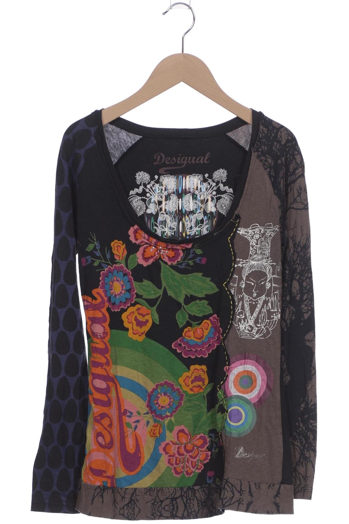 

Desigual Damen Langarmshirt, marineblau, Gr. 36