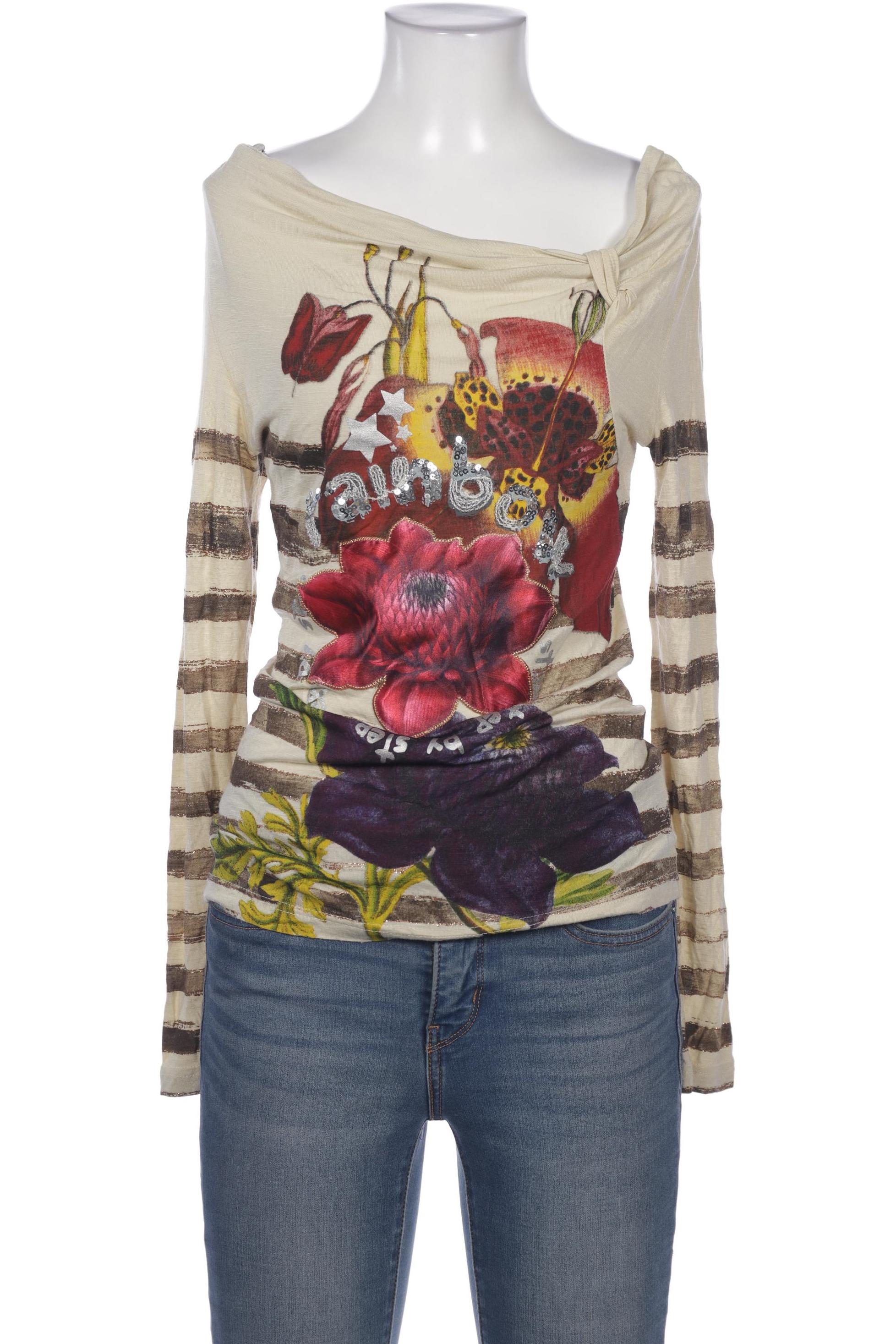 

Desigual Damen Langarmshirt, cremeweiß