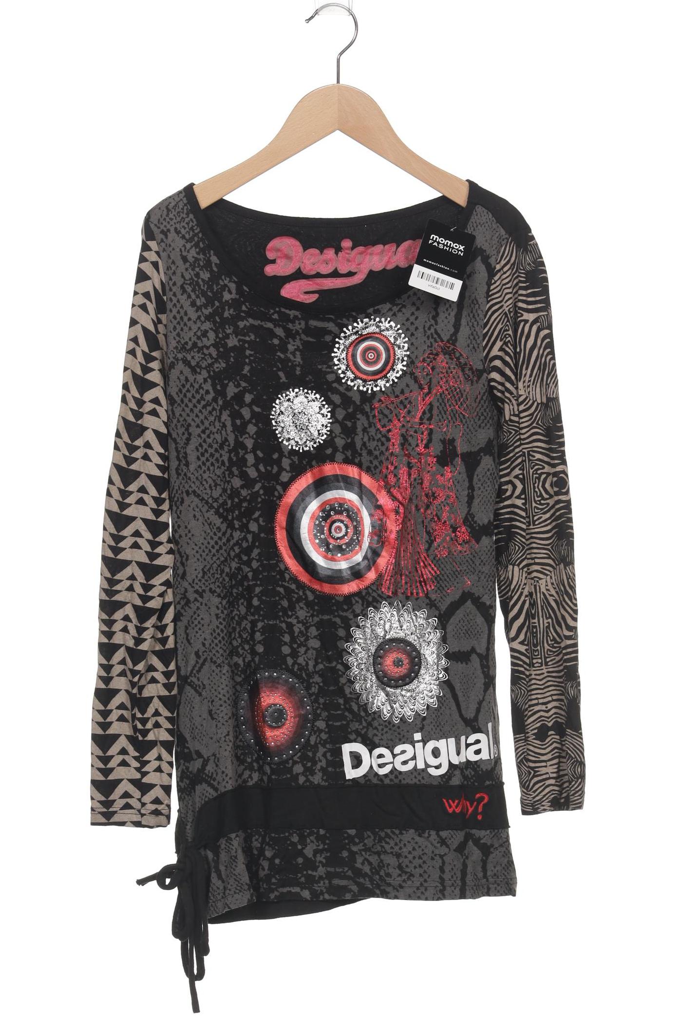 

Desigual Damen Langarmshirt, schwarz, Gr. 38